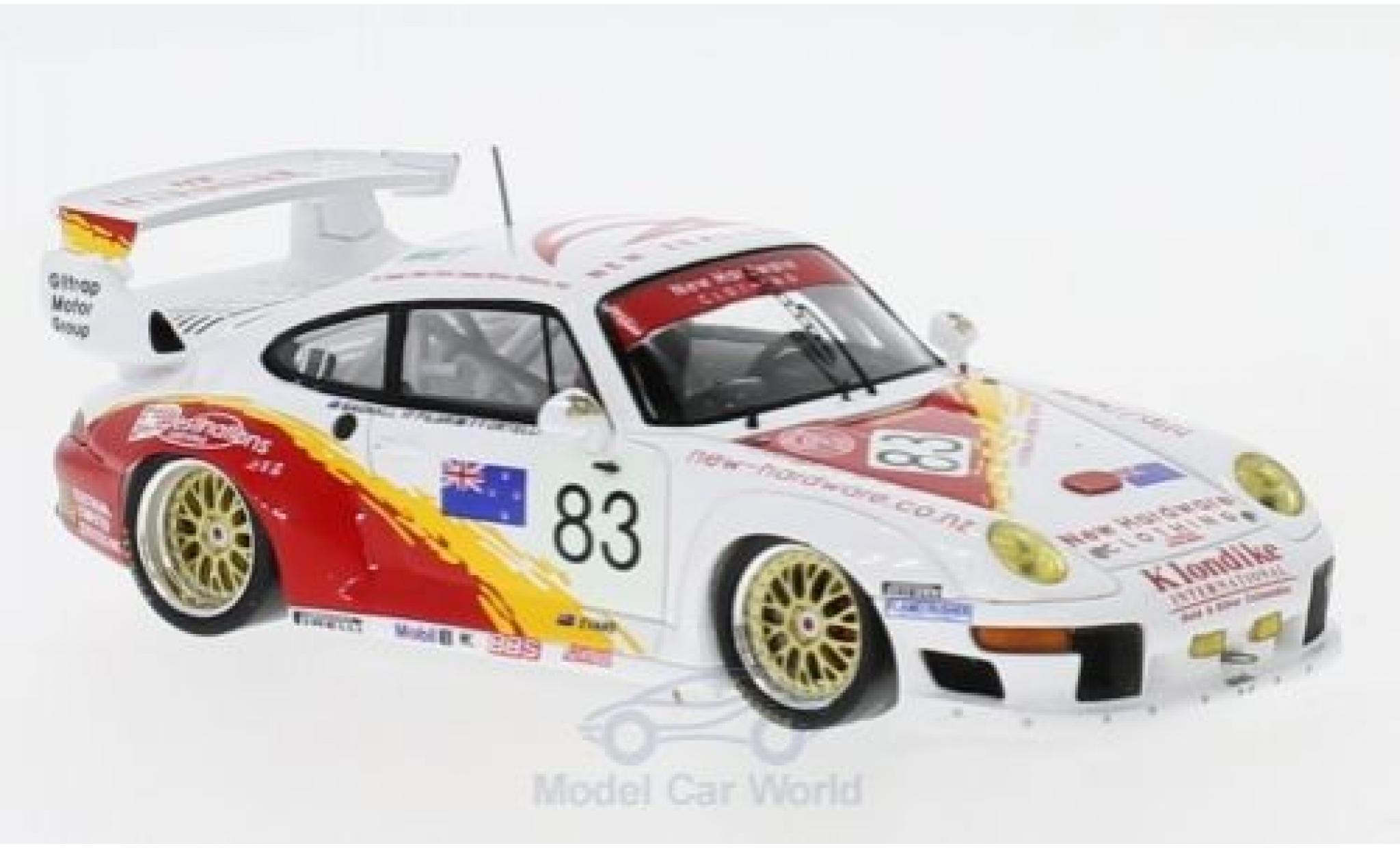 Porsche 993 GT2 1/43 Spark 911 GT2 No.83 24h Le Mans 1996 S.Ortelli/A.Pilgrim/A.Bagnall modellino in miniatura