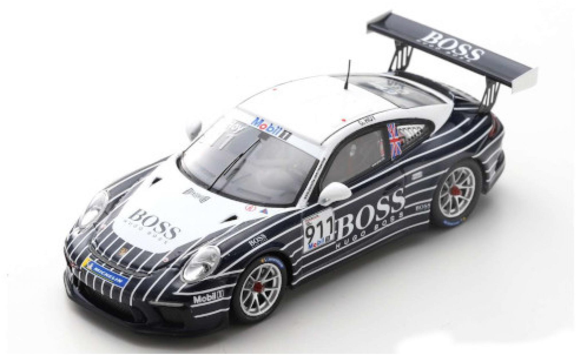 Porsche 992 GT3 1/43 Spark 911 GT3 Cup (991 II) No.911 Dr. Ing h. c. F. AG Boss Supercup Silverstone 2019 C.Hoy modellino in miniatura