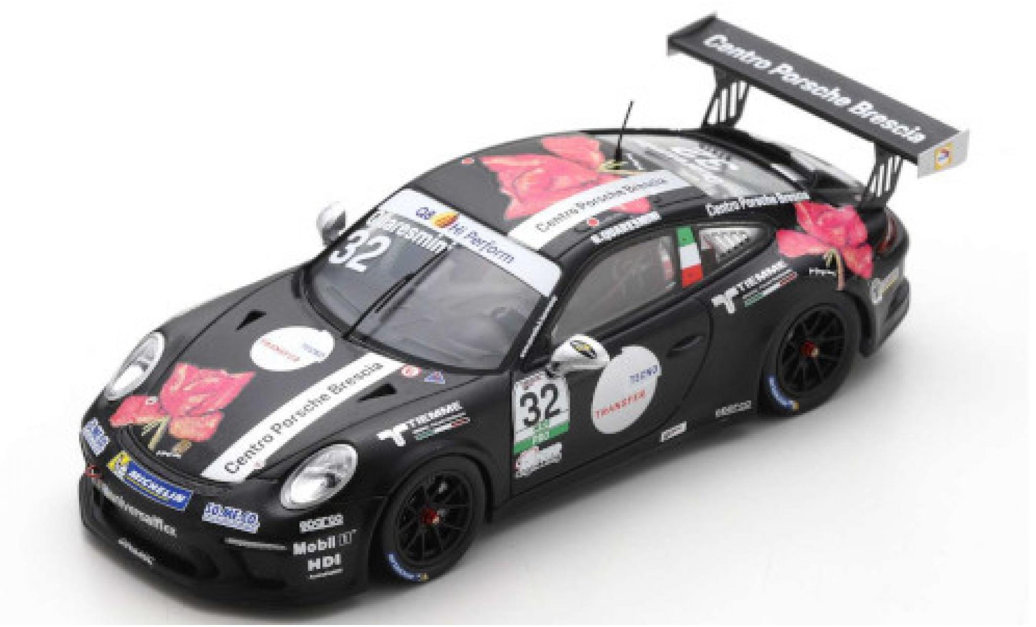 Porsche 991 GT3 Cup 1/43 Spark 911 GT3 Cup () No.32 Centro Brescia Carrera Cup Italia 2018 G.Quaresmini modellino in miniatura