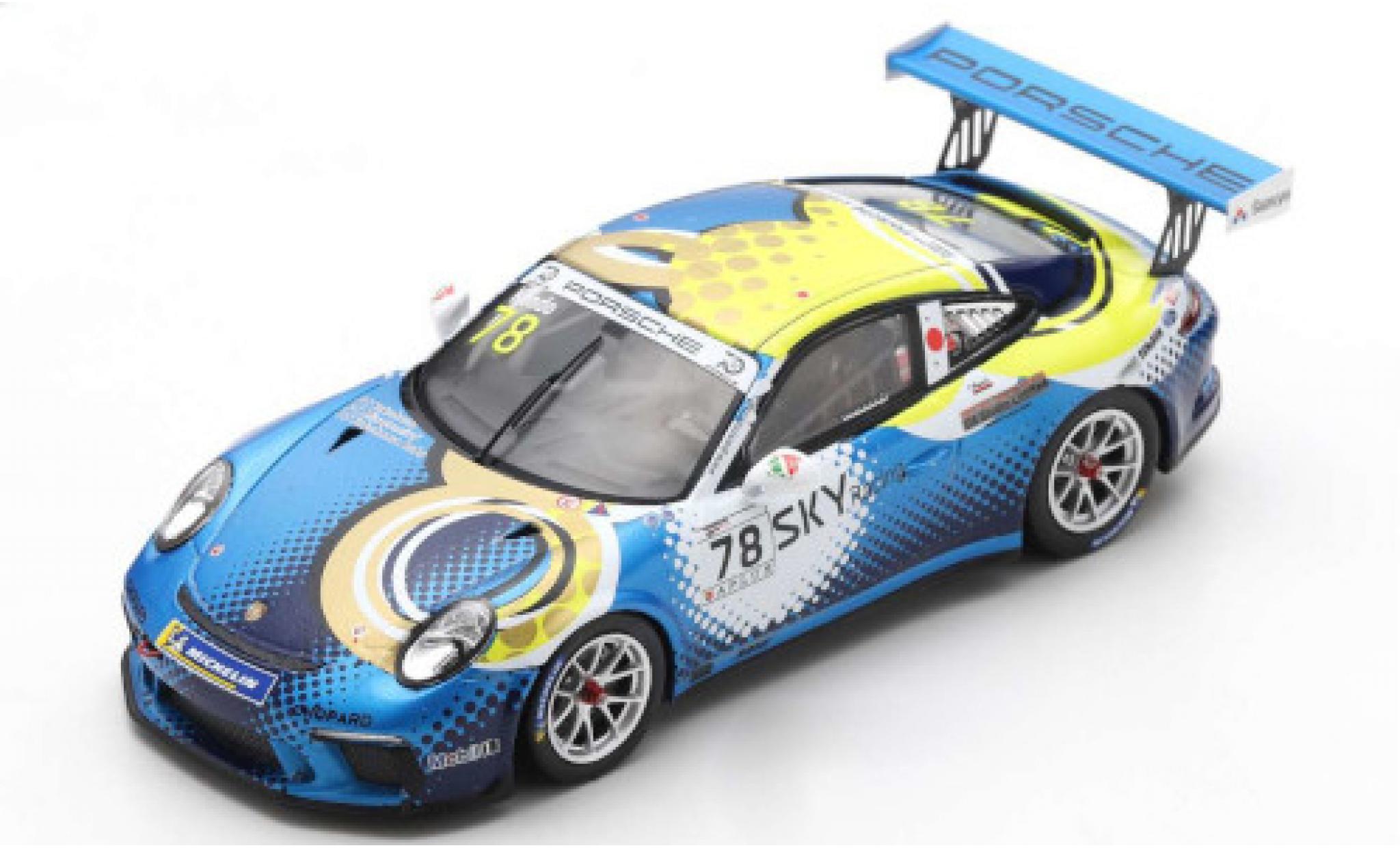 Porsche 991 GT3 Cup 1/43 Spark 911 GT3 Cup () No.78 Carrera Cup Japan 2018 T.Kondo modellino in miniatura