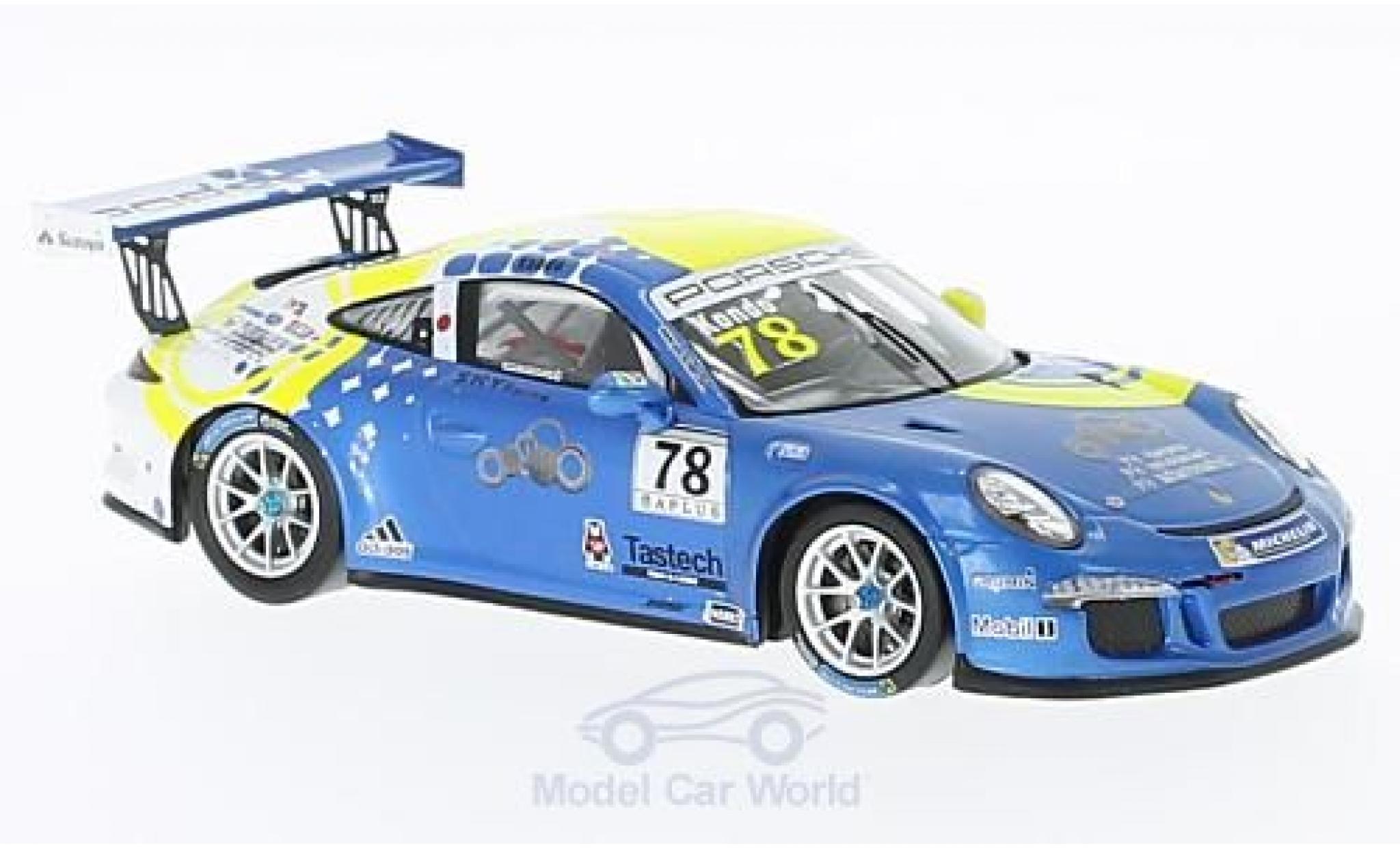 Porsche 991 GT3 Cup 1/43 Spark 911 GT3 Cup No.78 Carrera Cup Japan 2016 T.Kondo modellino in miniatura