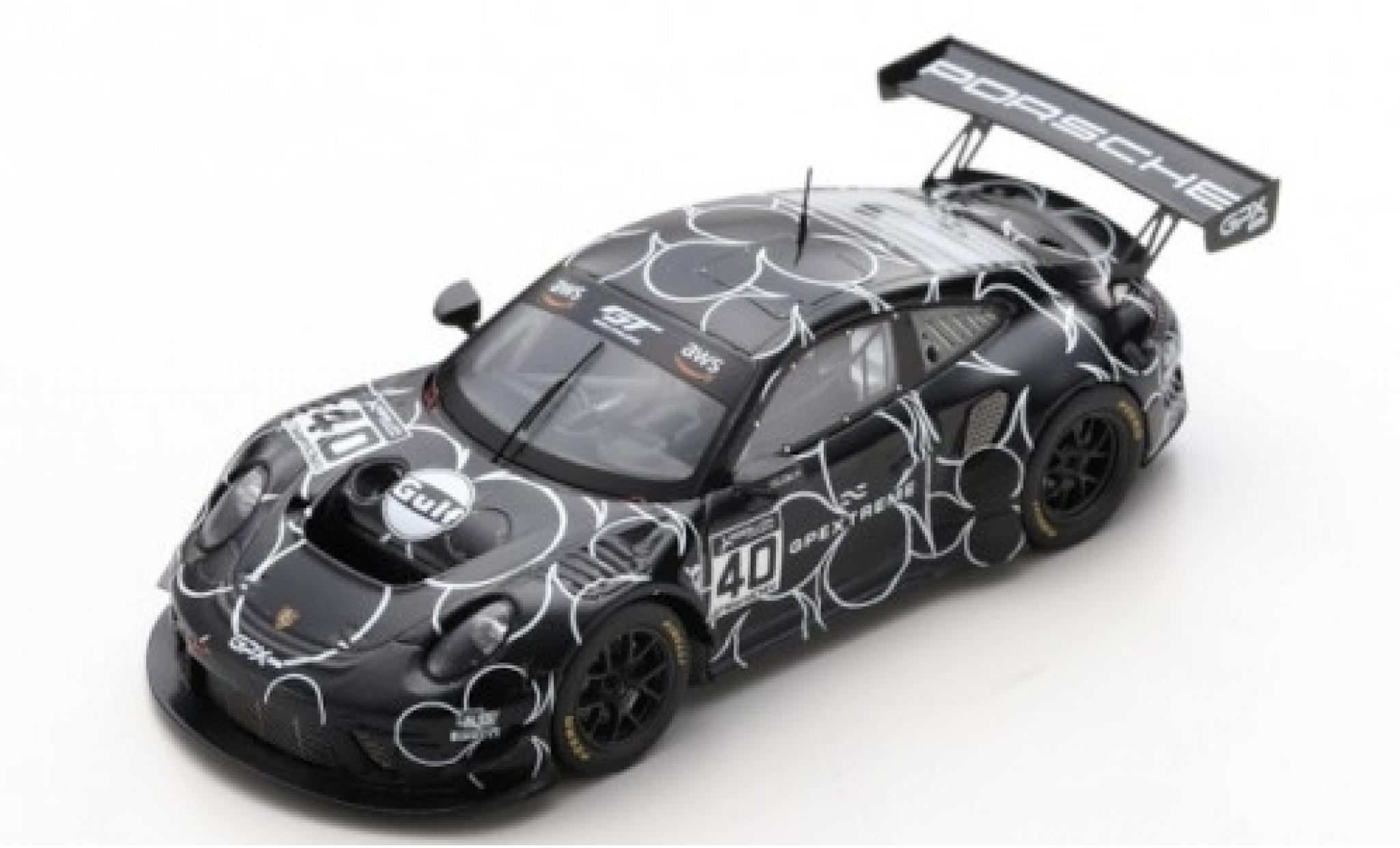 Porsche 992 GT3 R 1/43 Spark 911 GT3 R (991.2) No.40 GPX Racing GT World Challenge Europe Training Paul Ricard 2019 The Club modellino in miniatura