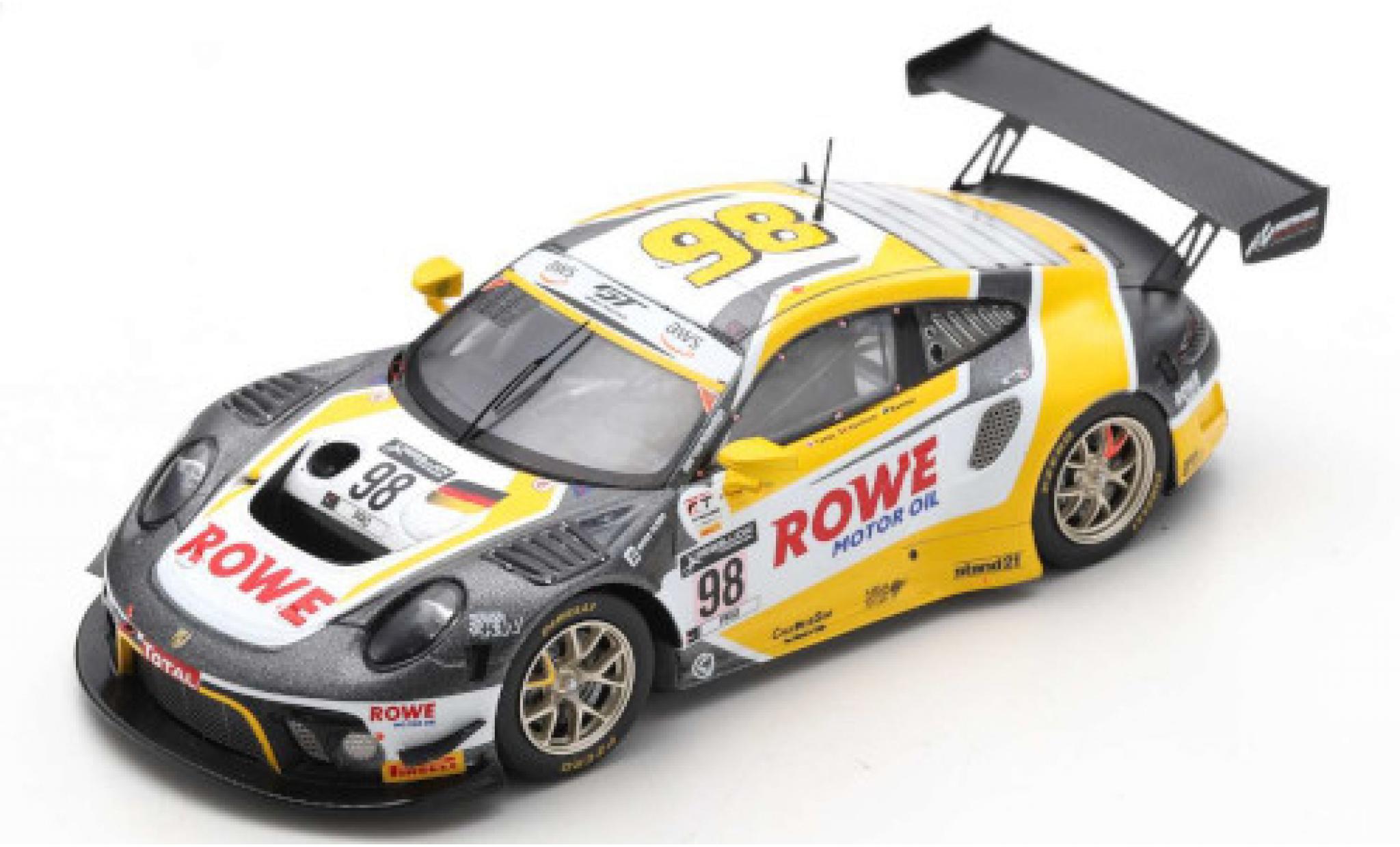 Porsche 992 GT3 R 1/43 Spark 911 GT3 R (991) No.98 Rowe Racing 24h Spa 2020 L.Vanthoor/N.Tandy/E.Bamber modellino in miniatura