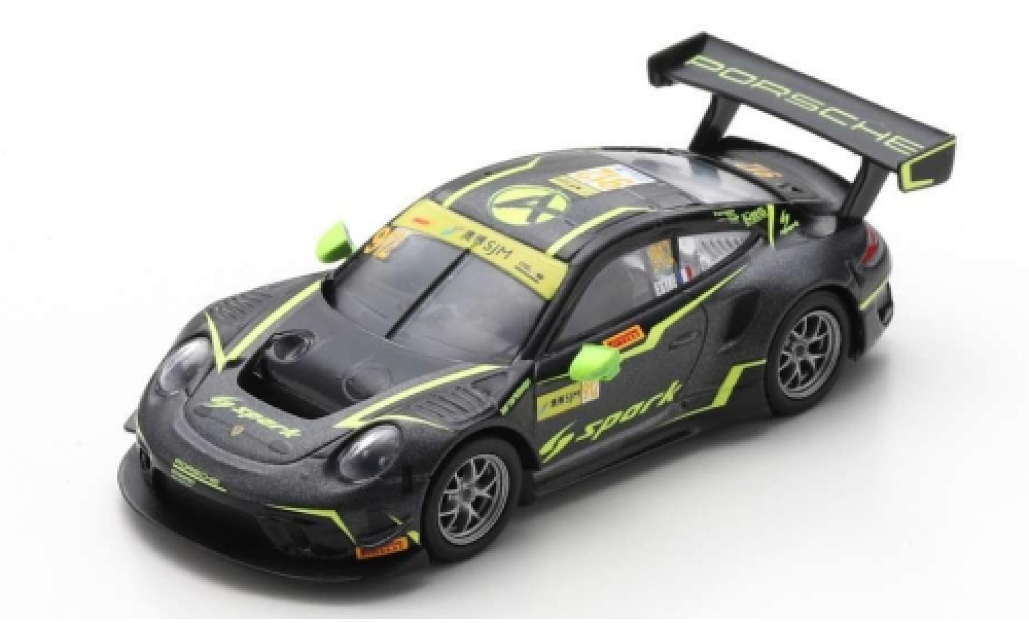 Porsche 992 GT3 R 1/64 Spark 911 GT3 R No.912 Absolute Racing Fia GT World Cup Macau 2019 K.Estre modellino in miniatura