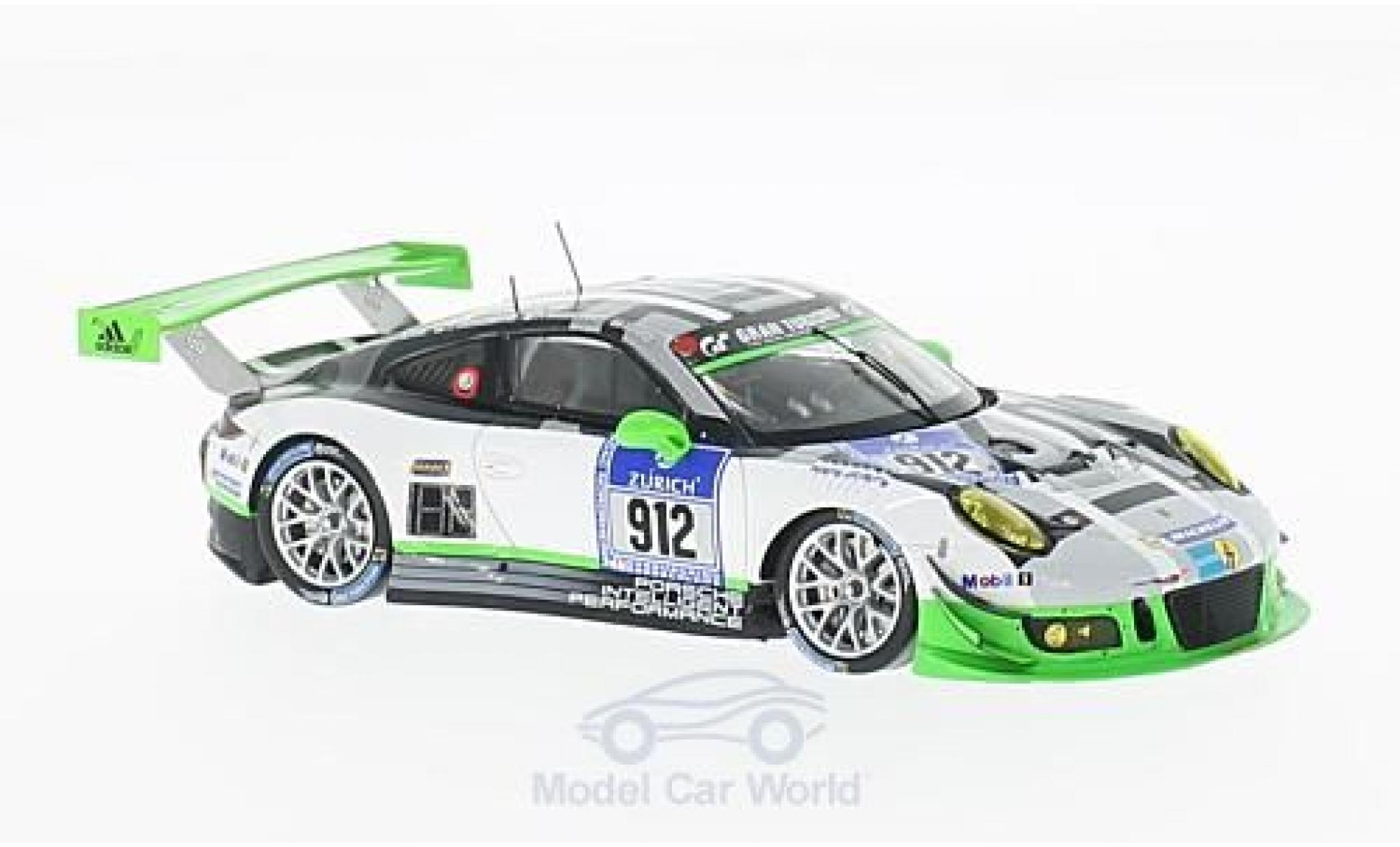 Porsche 991 GT3 R 1/43 Spark 911 GT3 R No.912 Manthey Racing 24h Nürburgring 2016 R.Lietz/J.Bergmeister/M.Christensen/F.Makowiecki modellino in miniatura