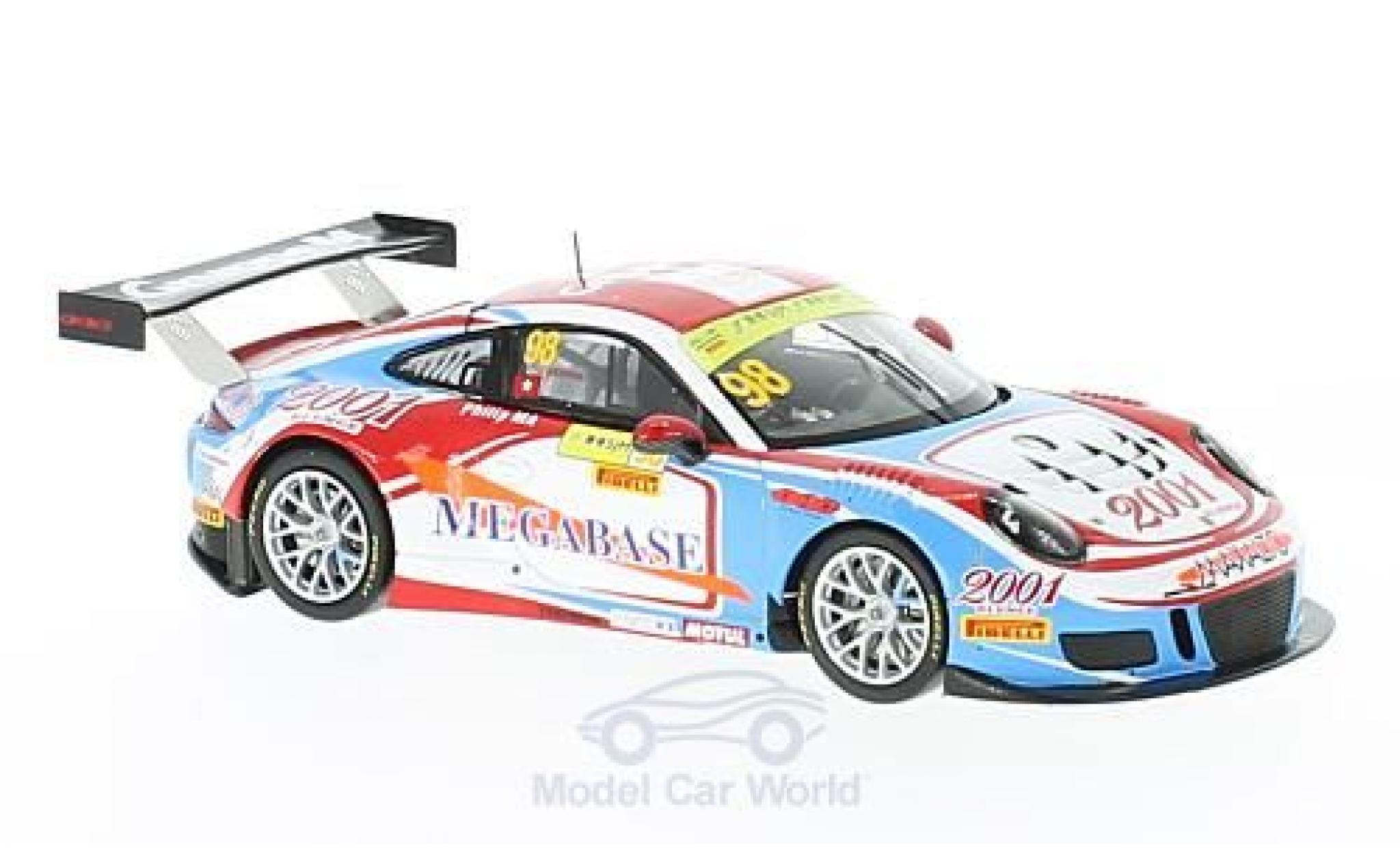 Porsche 991 GT3 R 1/43 Spark 911 GT3 R No.98 GruppeM Racing Macau GT Cup 2016 Philip.Ma modellino in miniatura