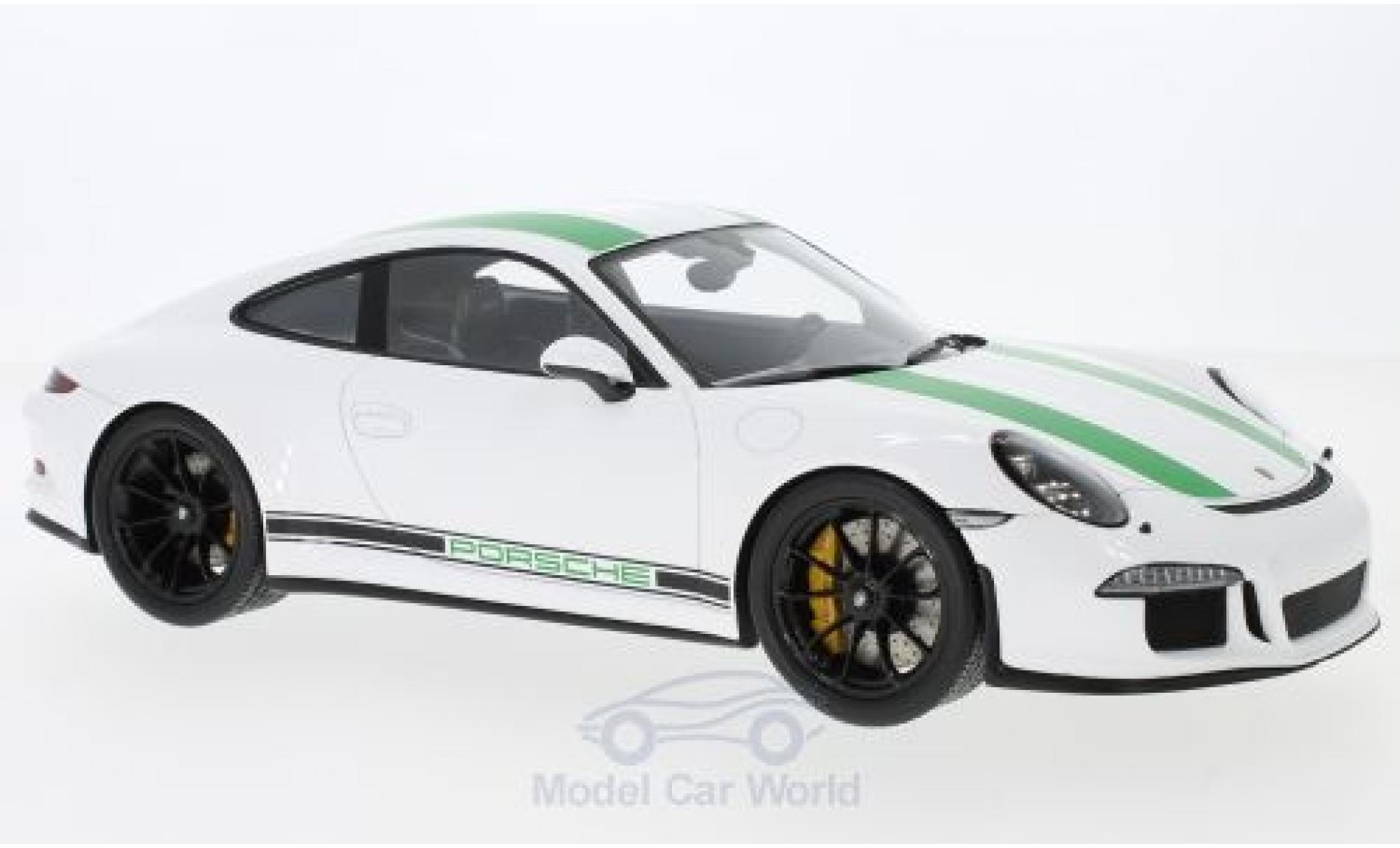 Porsche 991 R 1/18 Spark 911 R bianco 2017 modellino in miniatura