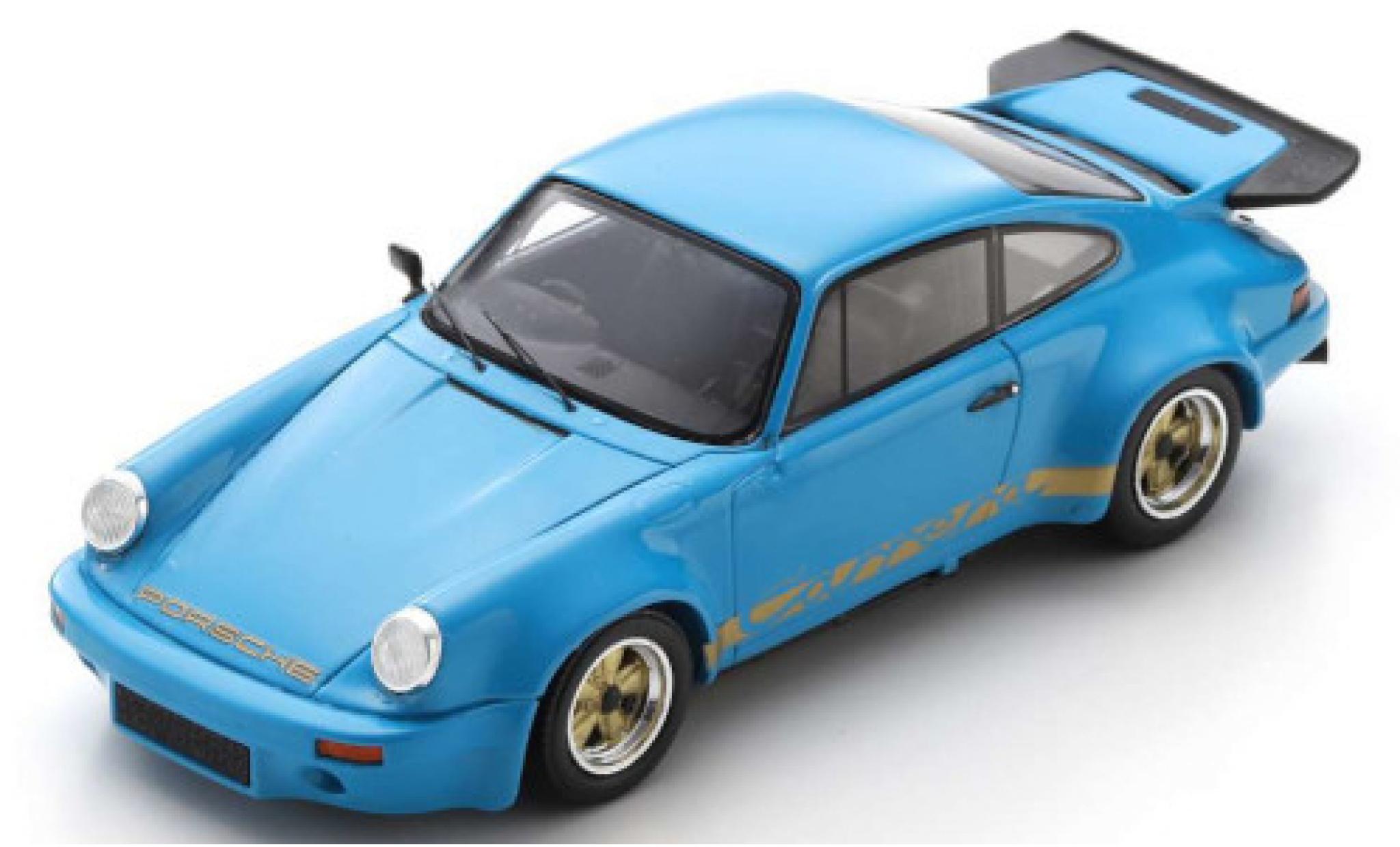 Porsche 930 RS 1/43 Spark 911 RS 3.0 blu/Dekor RHD 1974 No.9114609092 modellino in miniatura