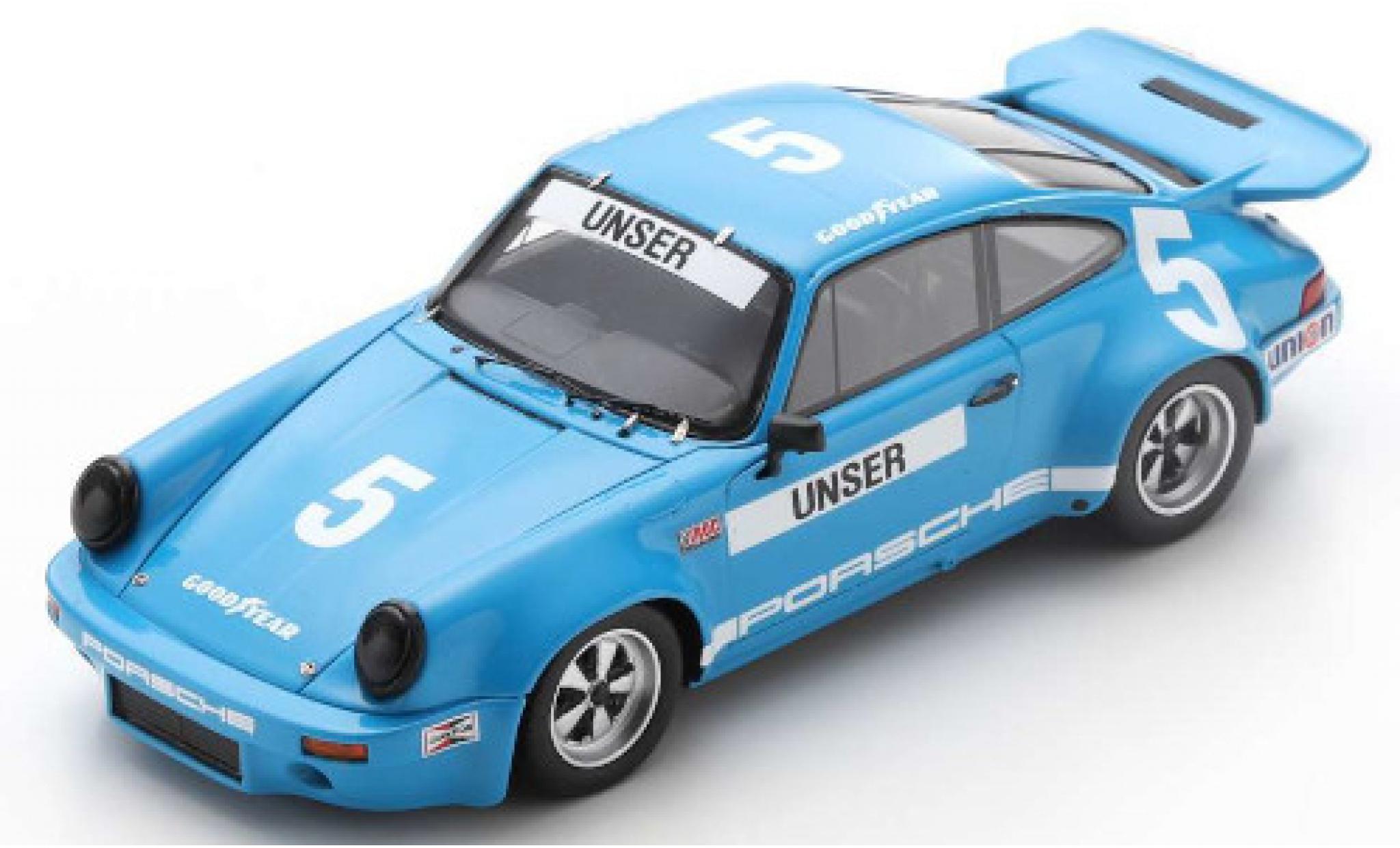 Porsche 930 RS 1/43 Spark 911 RS 3.0 No.5 IROC Daytona 1974 B.Unser modellino in miniatura