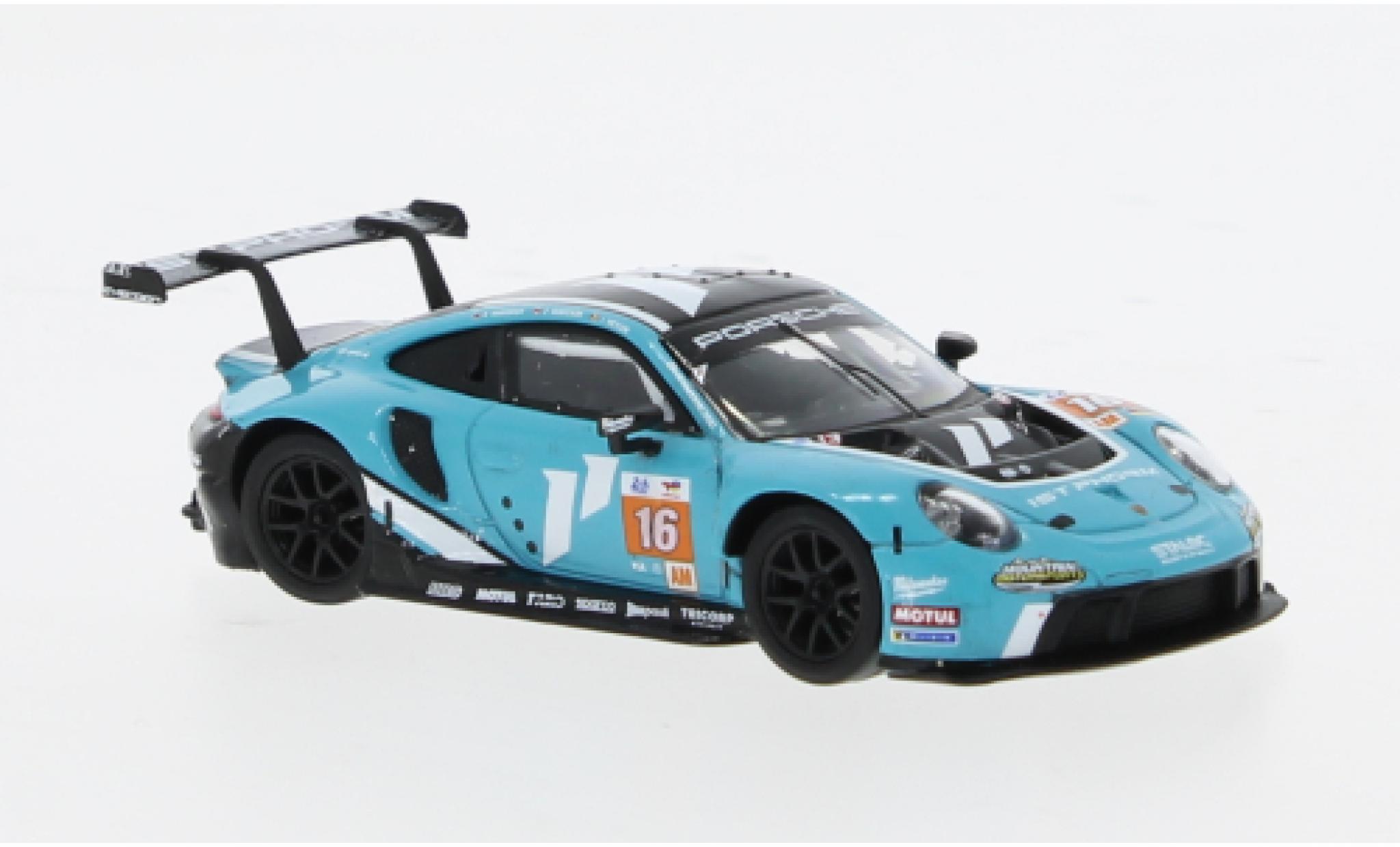Porsche 911 1/64 Spark RSR-19 No.16 Proton Competition 24h Le Mans 2023 1:64 modellino in miniatura