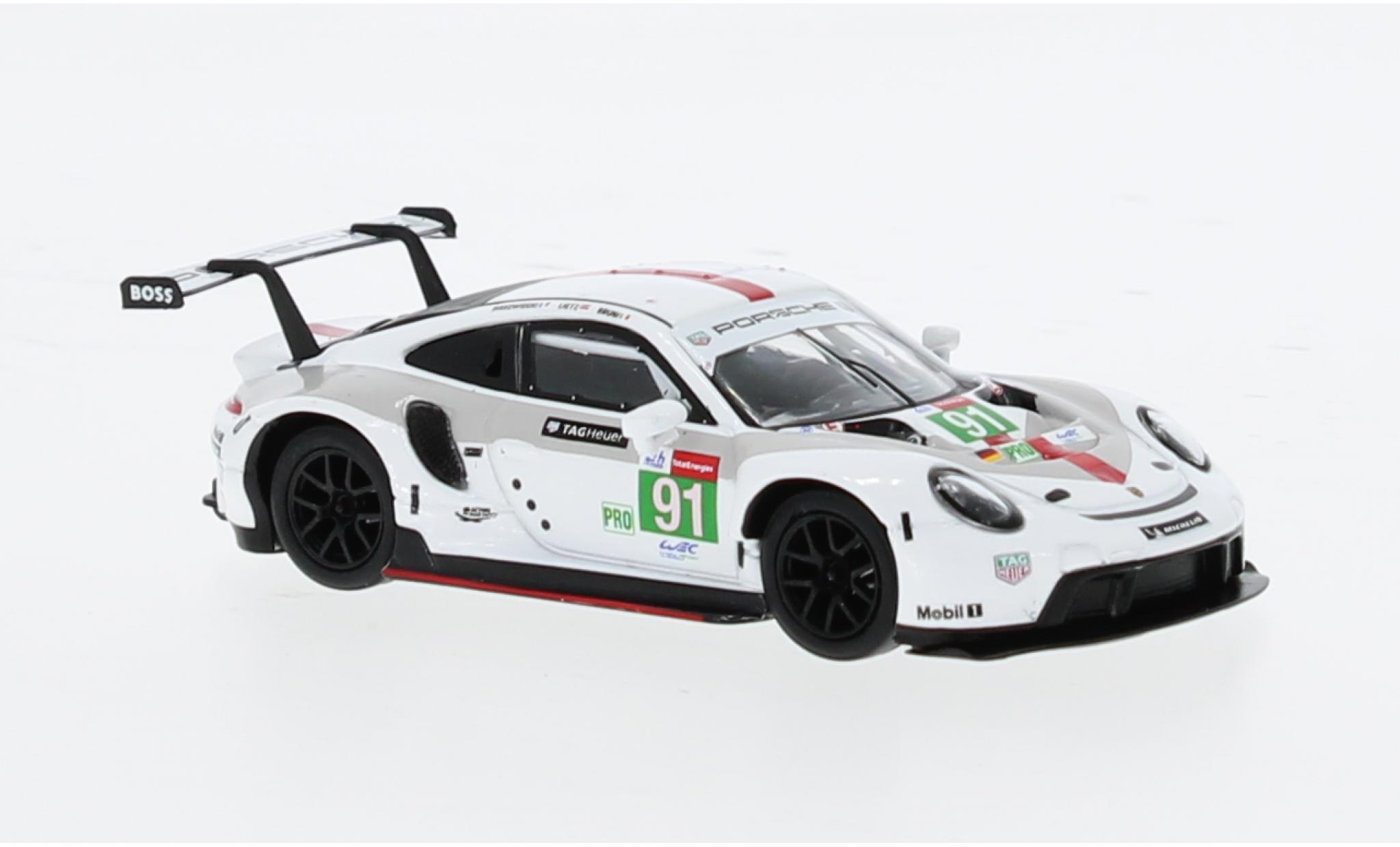 Porsche 911 1/64 Spark RSR-19 No.91 GT Team 24h Le Mans 2021 1:64 modellino in miniatura