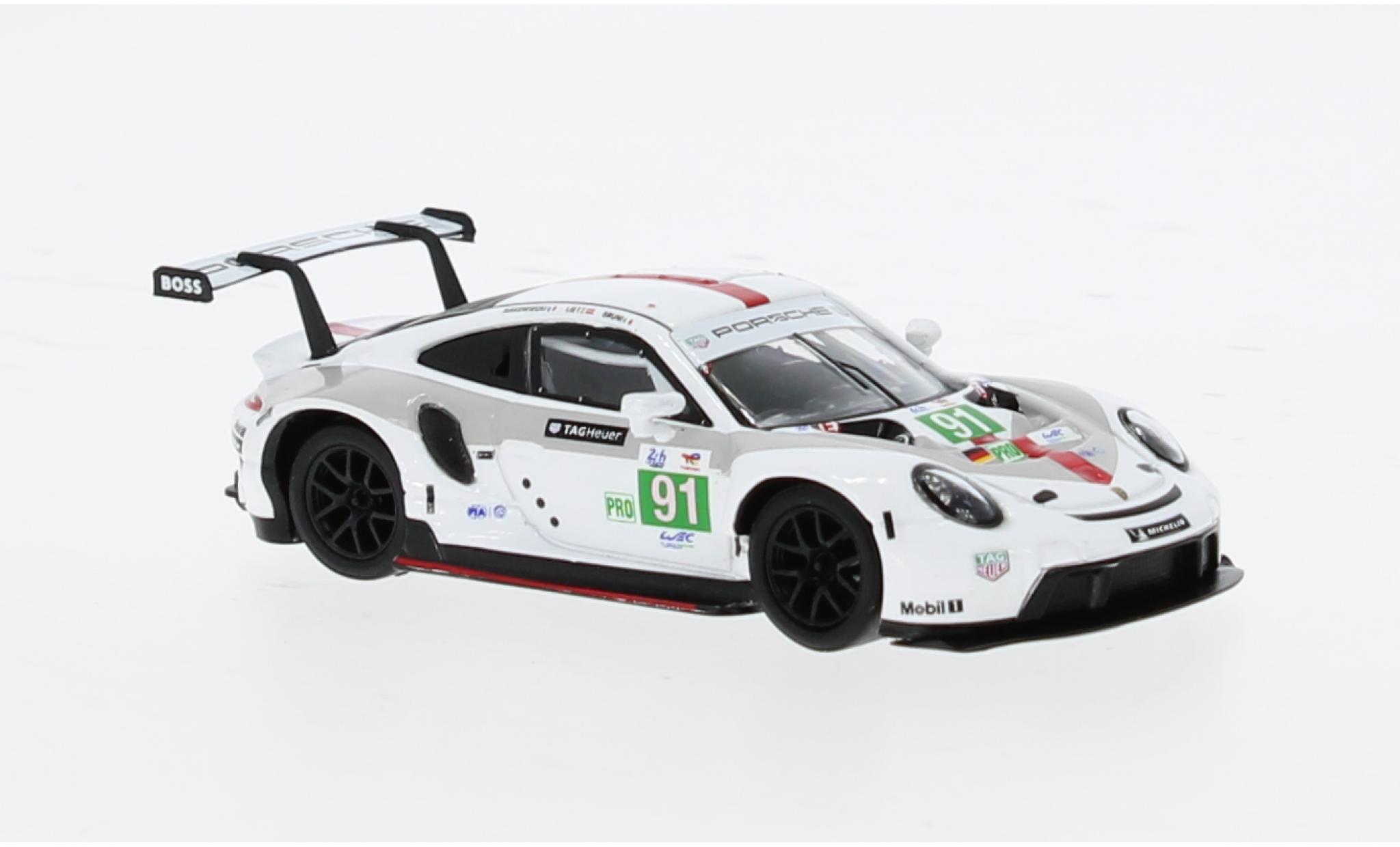 Porsche 911 1/64 Spark RSR-19 No.91 GT Team 24h Le Mans 2022 1:64 modellino in miniatura