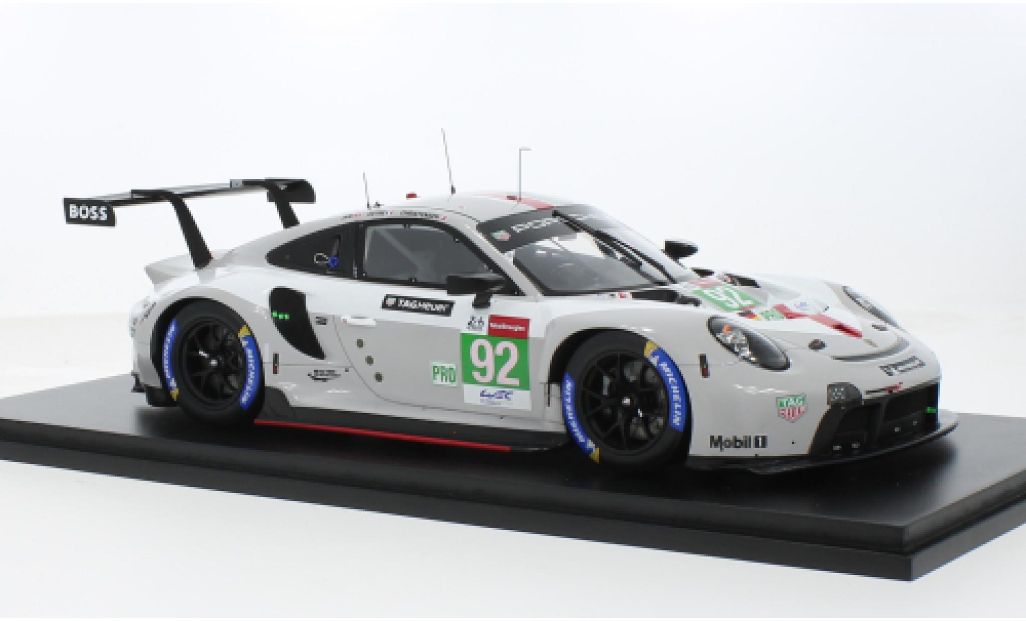 Porsche 911 1/18 Spark RSR-19 No.92 GT Team 24h Le Mans 2021 1:18 modellino in miniatura
