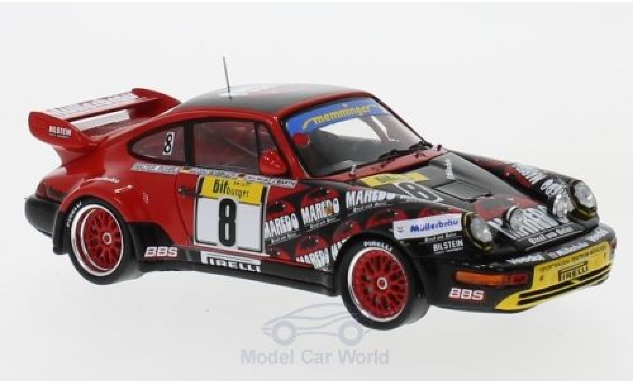 Porsche 993 SC 1/43 Spark 911 RSR 3.8 No.8 Maredo 24h Nürburgring 1 W.Röhrl/J.Barth/G.Memminger/F.Müller modellino in miniatura