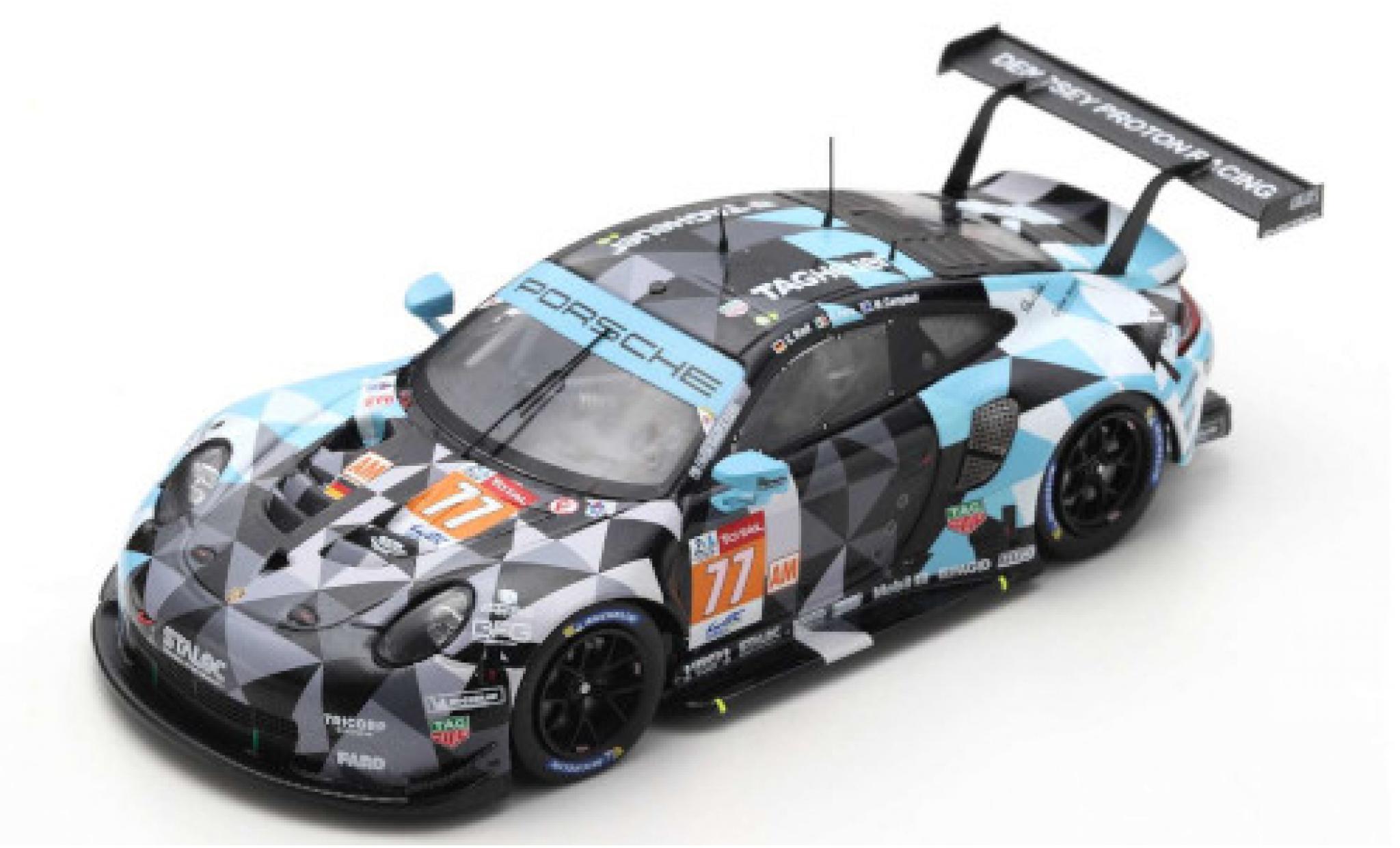 Porsche 992 RSR 1/43 Spark 911 RSR No.77 Dempsey-Prossoon Racing 24h Le Mans 2020 M.Campbell/R.Pera/C.Ried modellino in miniatura