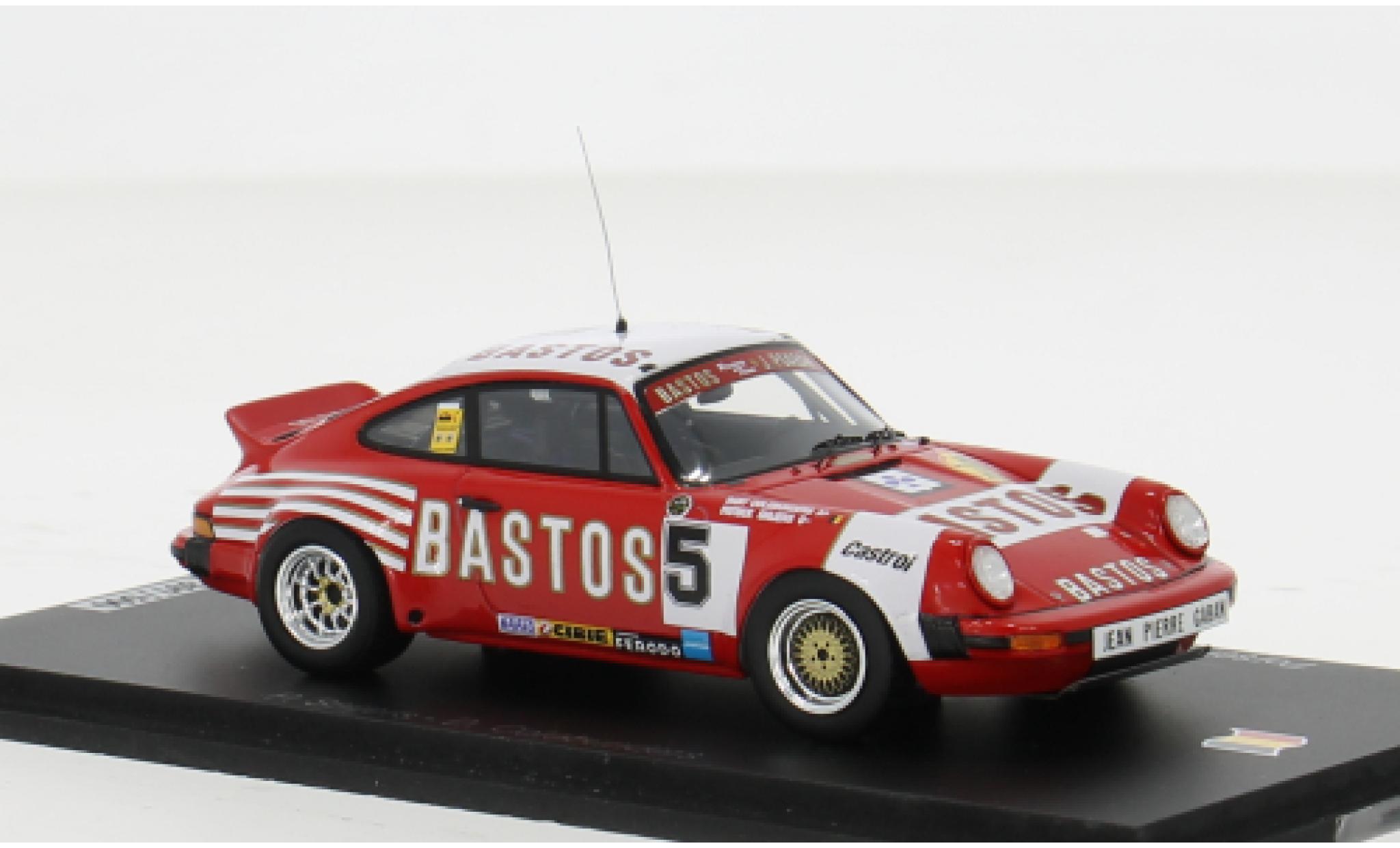 Porsche 930 1/43 Spark 911 SC No.5 Bastos Rallye du Condroz 1983 1:43 modellino in miniatura