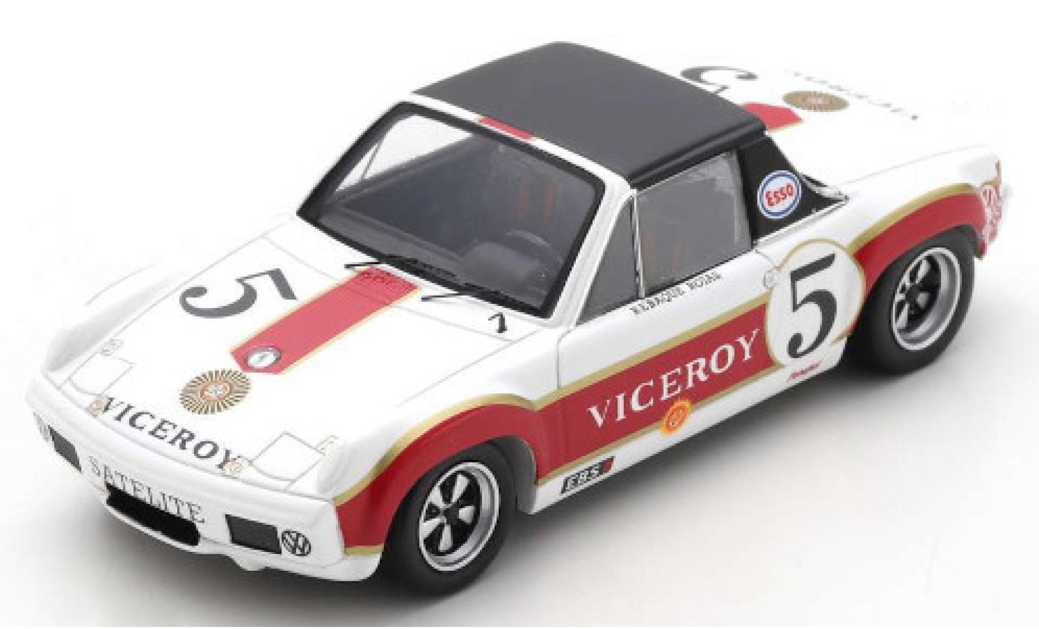Porsche 914 1/43 Spark /6 GT No.5 Viceroy 1000 Km de Mexico 1972 G.Rojas/H.A.Rabaque modellino in miniatura