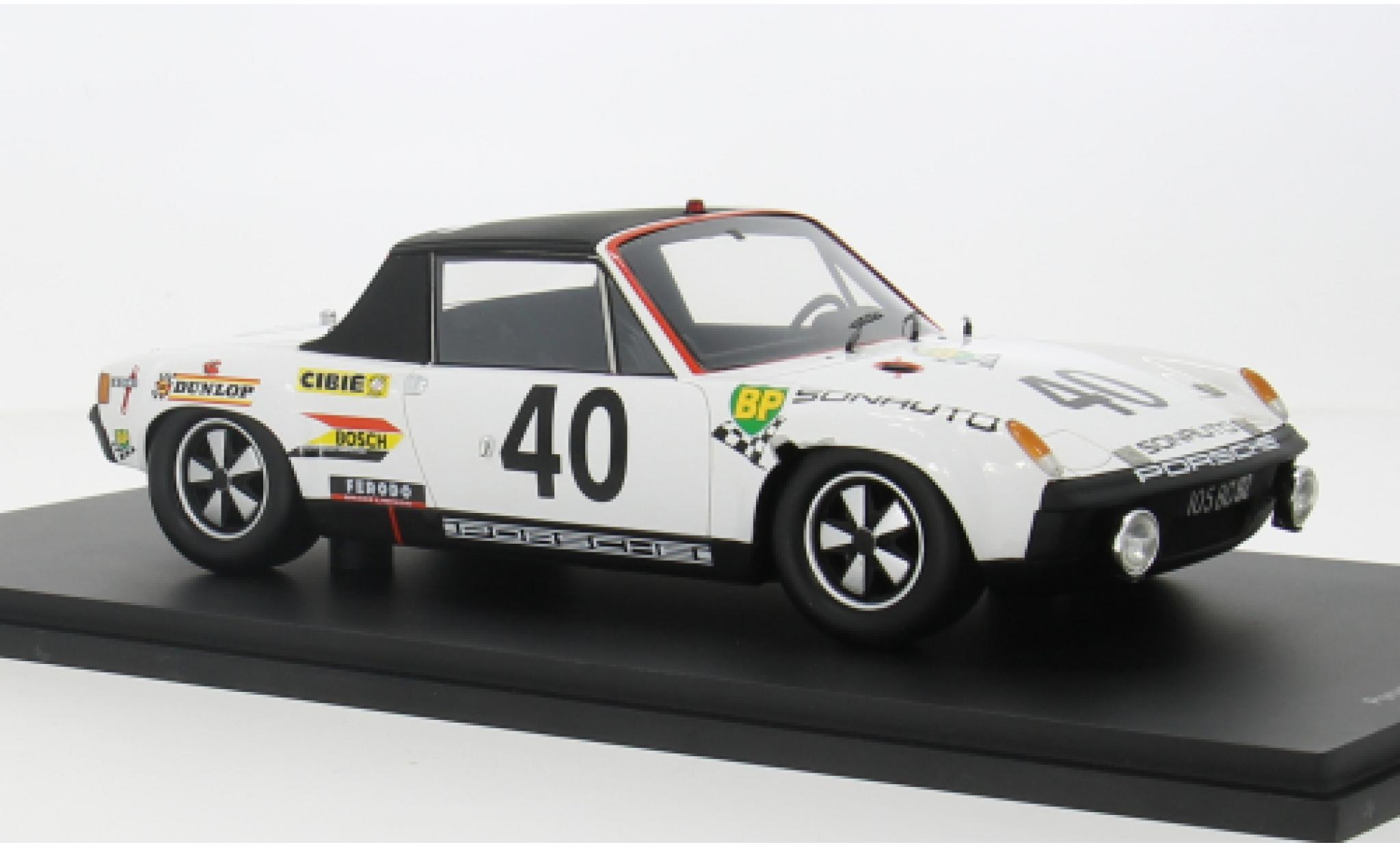 Porsche 914 1/18 Spark /6 No.40 24h Le Mans 1969 1:18 modellino in miniatura