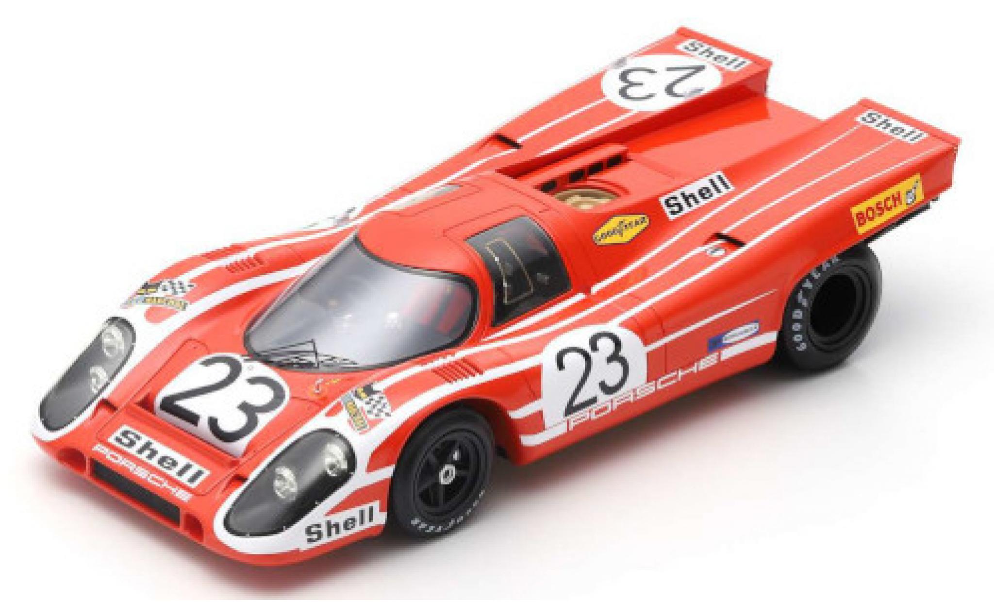 Porsche 917 1970 1/18 Spark K No.23 24h Le Mans 1970 R.Attwood/H.Hermann modellino in miniatura