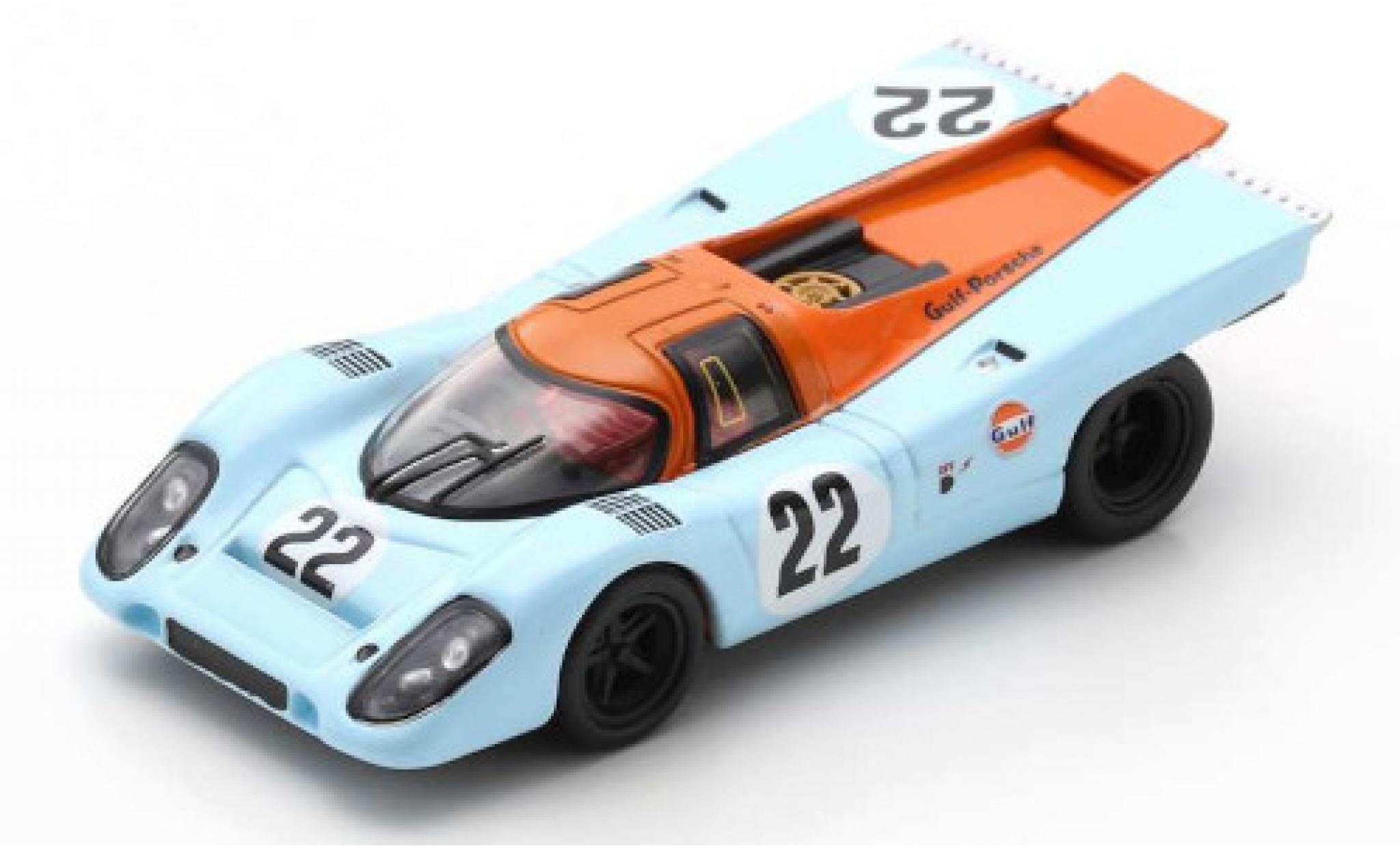 Porsche 917 1970 1/64 Spark K No.22 Gulf Gulf 24h Le Mans 1970 M.Hailwood/D.Hobbs modellino in miniatura
