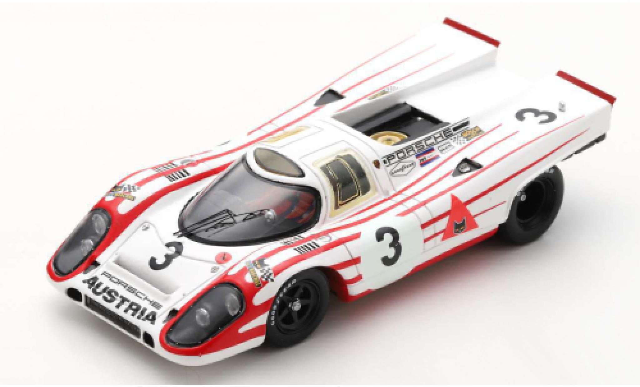 Porsche 917 1970 1/43 Spark K No.3 24h Daytona 1970 K.Ahrens Jr./V.Elford modellino in miniatura