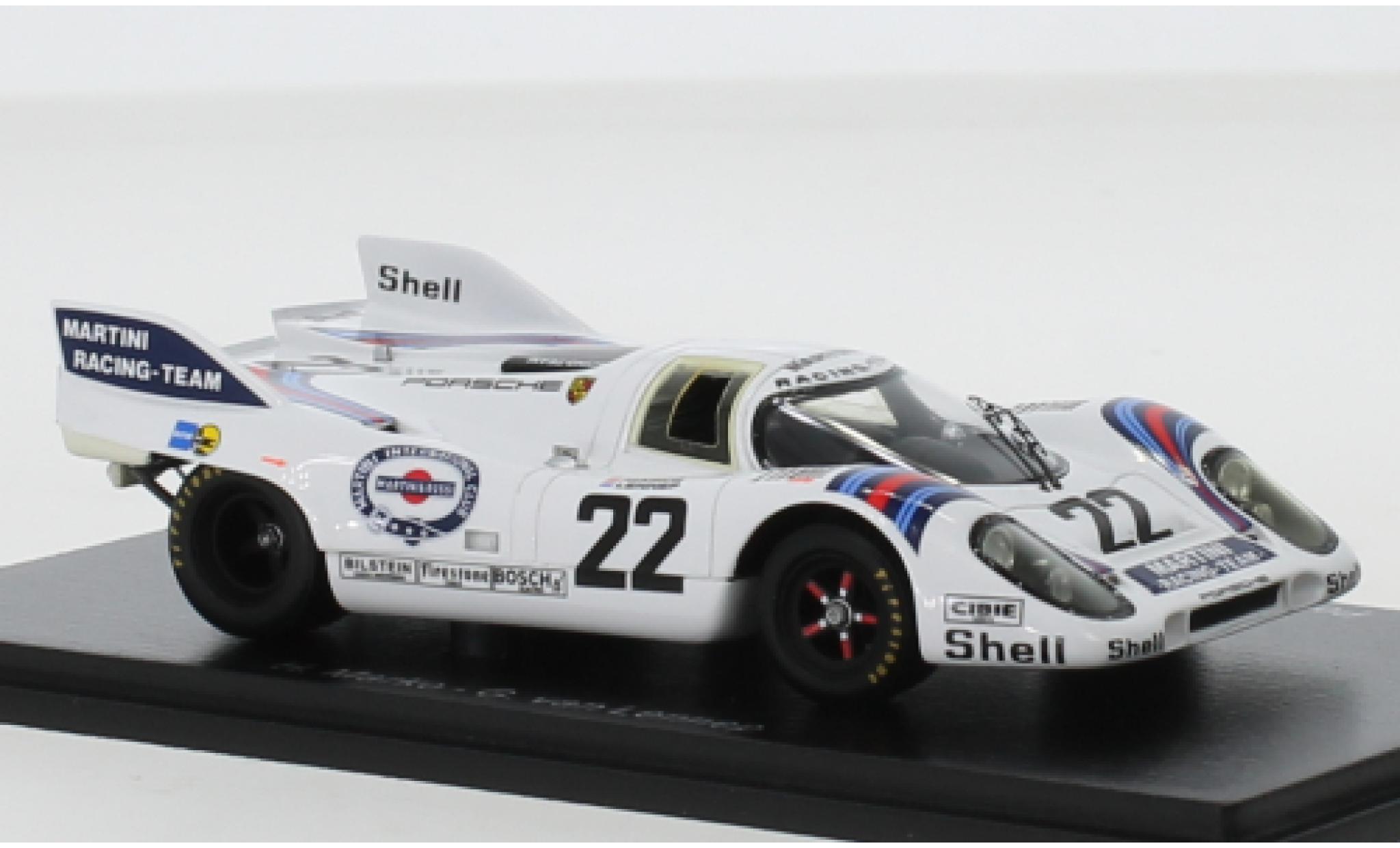 Porsche 917 1971 1/43 Spark K RHD No.22 Martini 24h Le Mans 1971 H.Marko/G.van Lennep modellino in miniatura