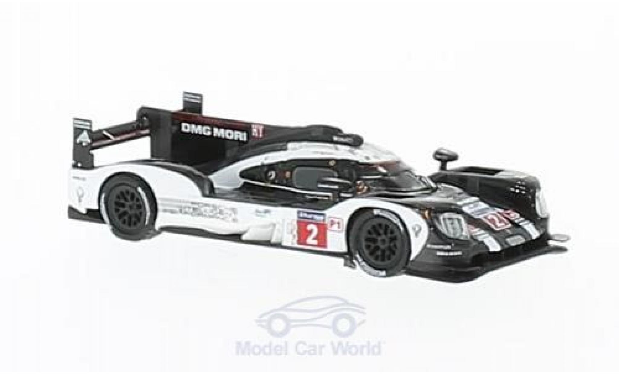 Porsche 919 2016 1/87 Spark Hybrid No.2 Team 24h Le Mans 2016 R.Dumas/N.Jani/M.Lieb modellino in miniatura