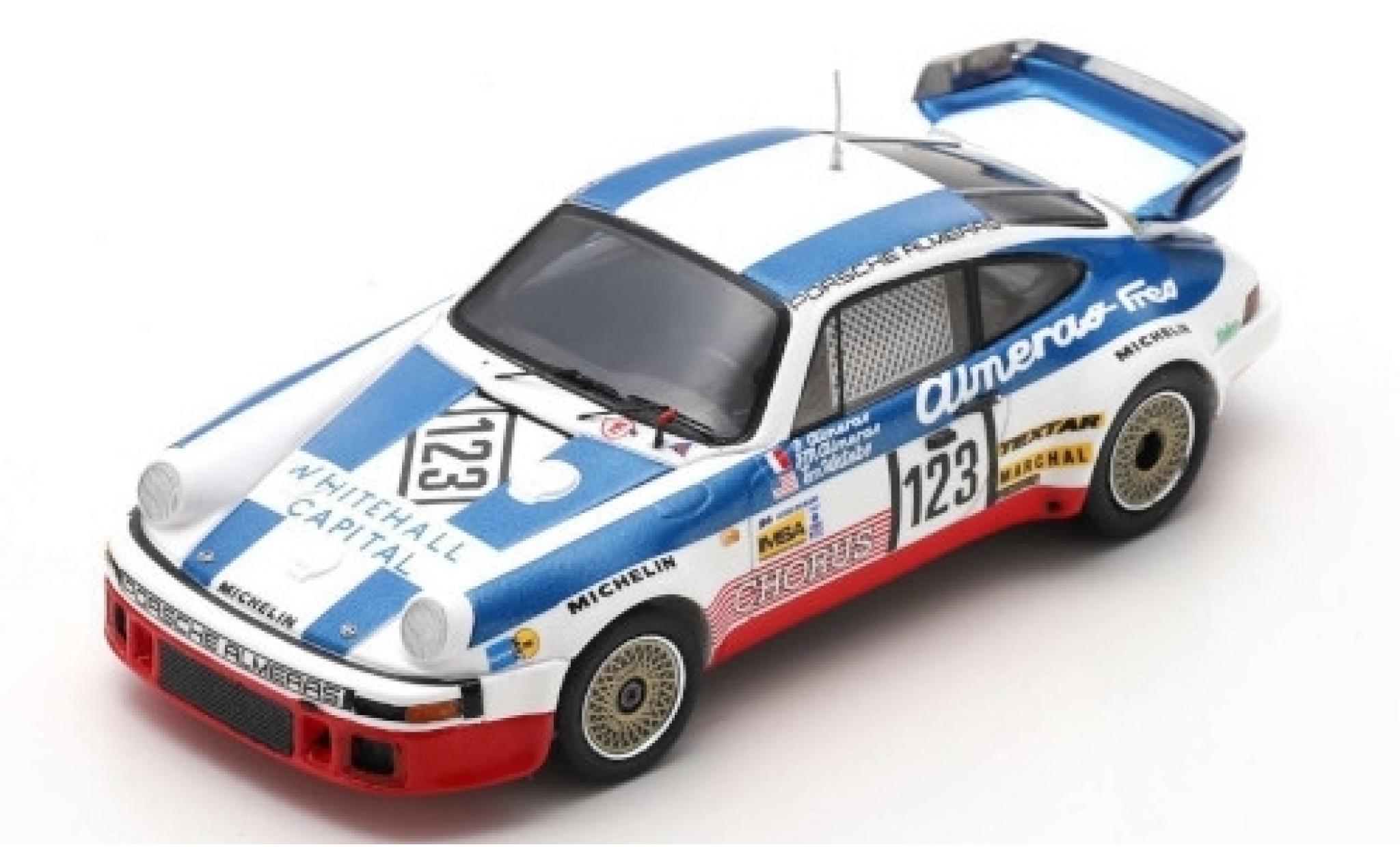 Porsche 930 1/43 Spark No.123 Almeras 24h Le Mans 1984 J-M.Almeras/J.Almeras/T.Winters modellino in miniatura