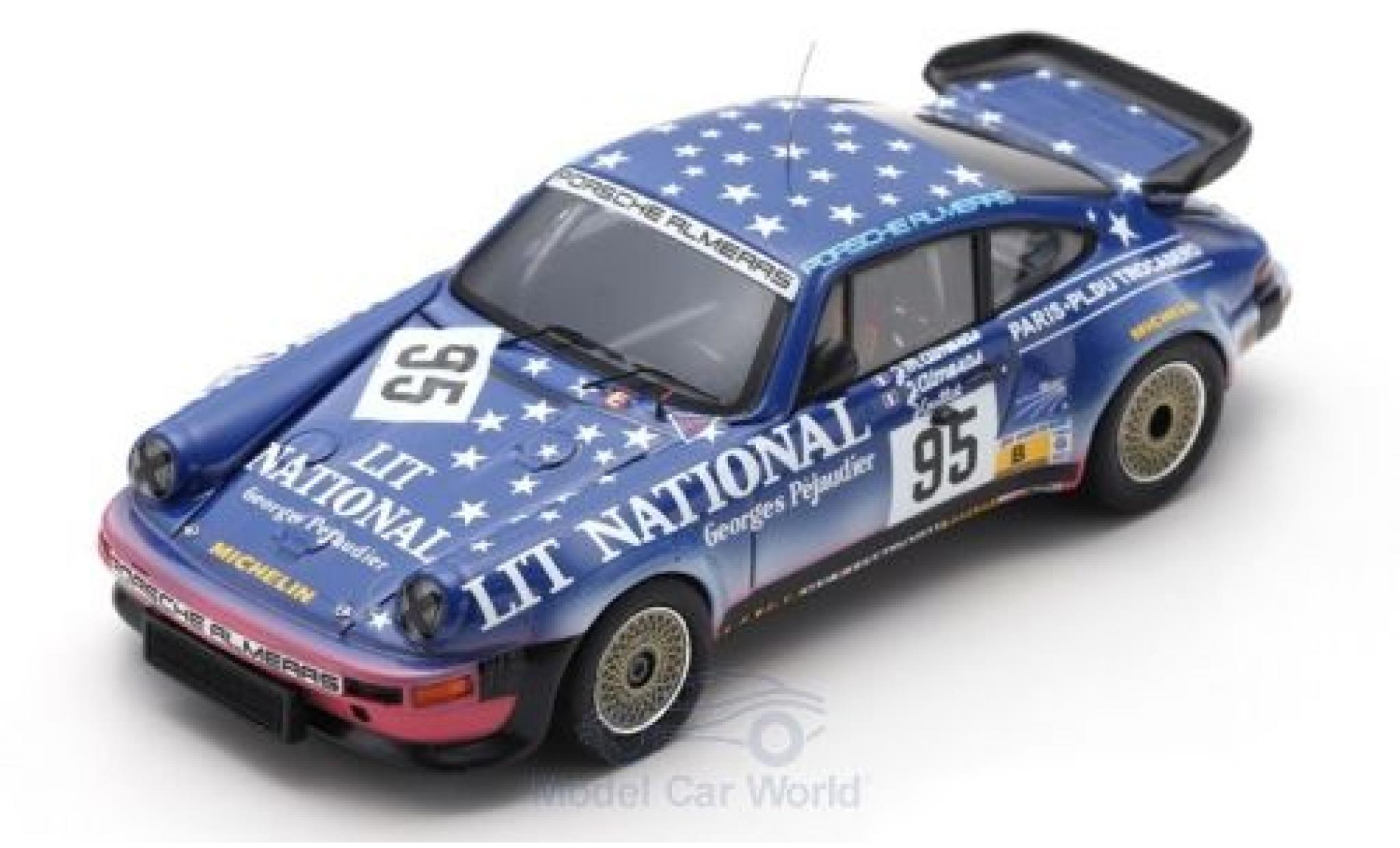 Porsche 930 1/43 Spark No.95 24h Le Mans 1983 J.Almeras/J-M.Almeras/J.Guillot modellino in miniatura
