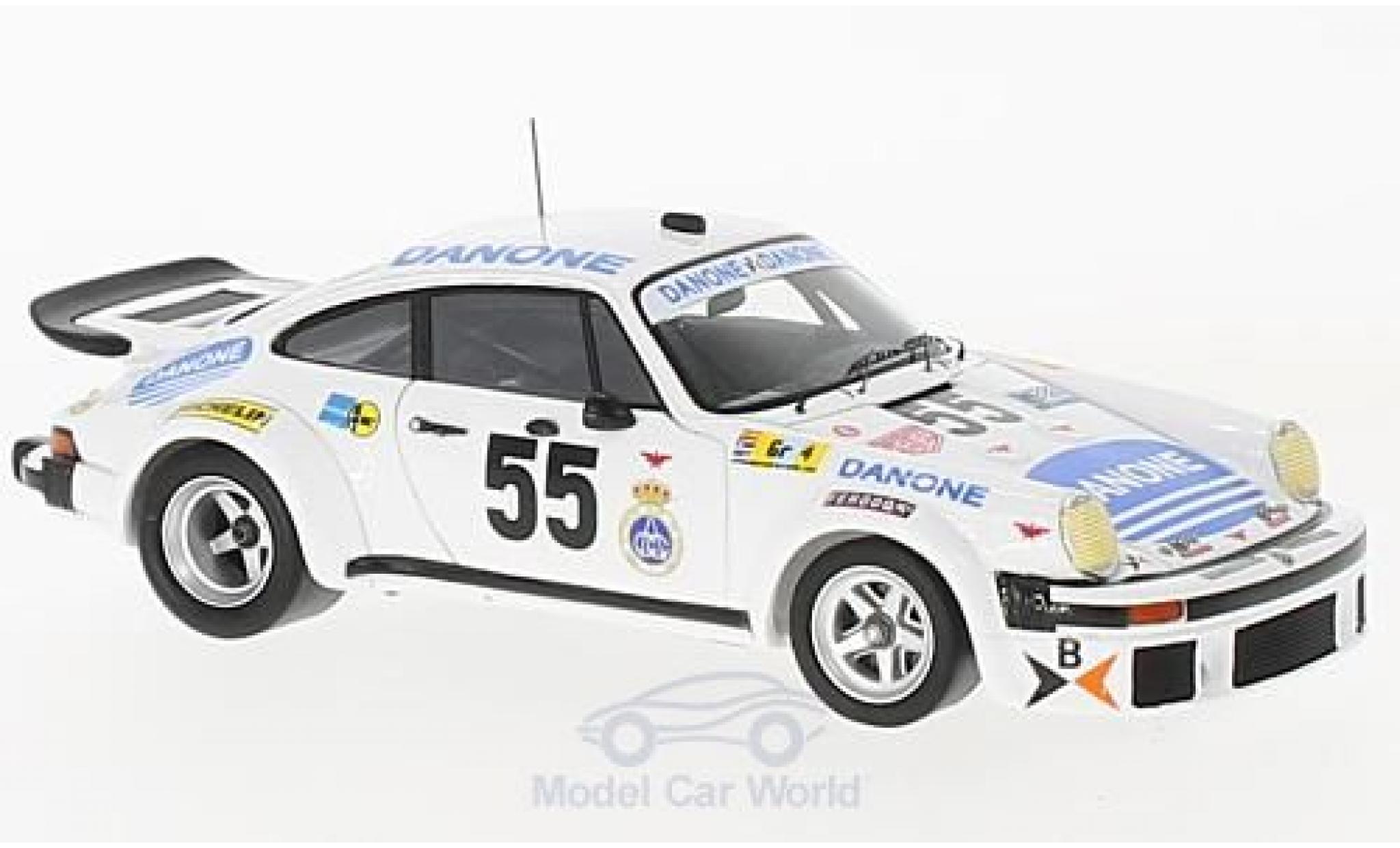Porsche 934 1977 1/43 Spark No.55 Danone 24h Le Mans 1977 J.Fernandez/E.Baturone/R.Tarradas modellino in miniatura