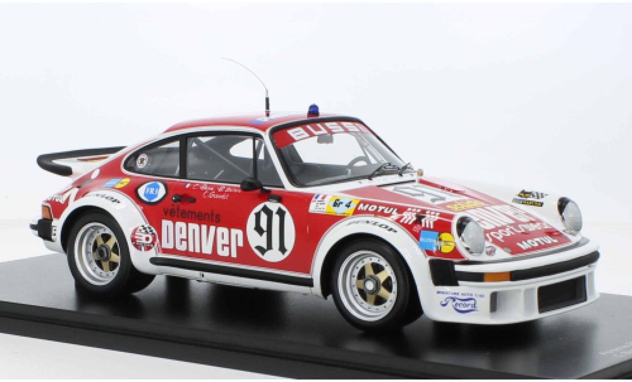 Porsche 934 1980 1/18 Spark No.91 24h Le Mans 1:18 modellino in miniatura