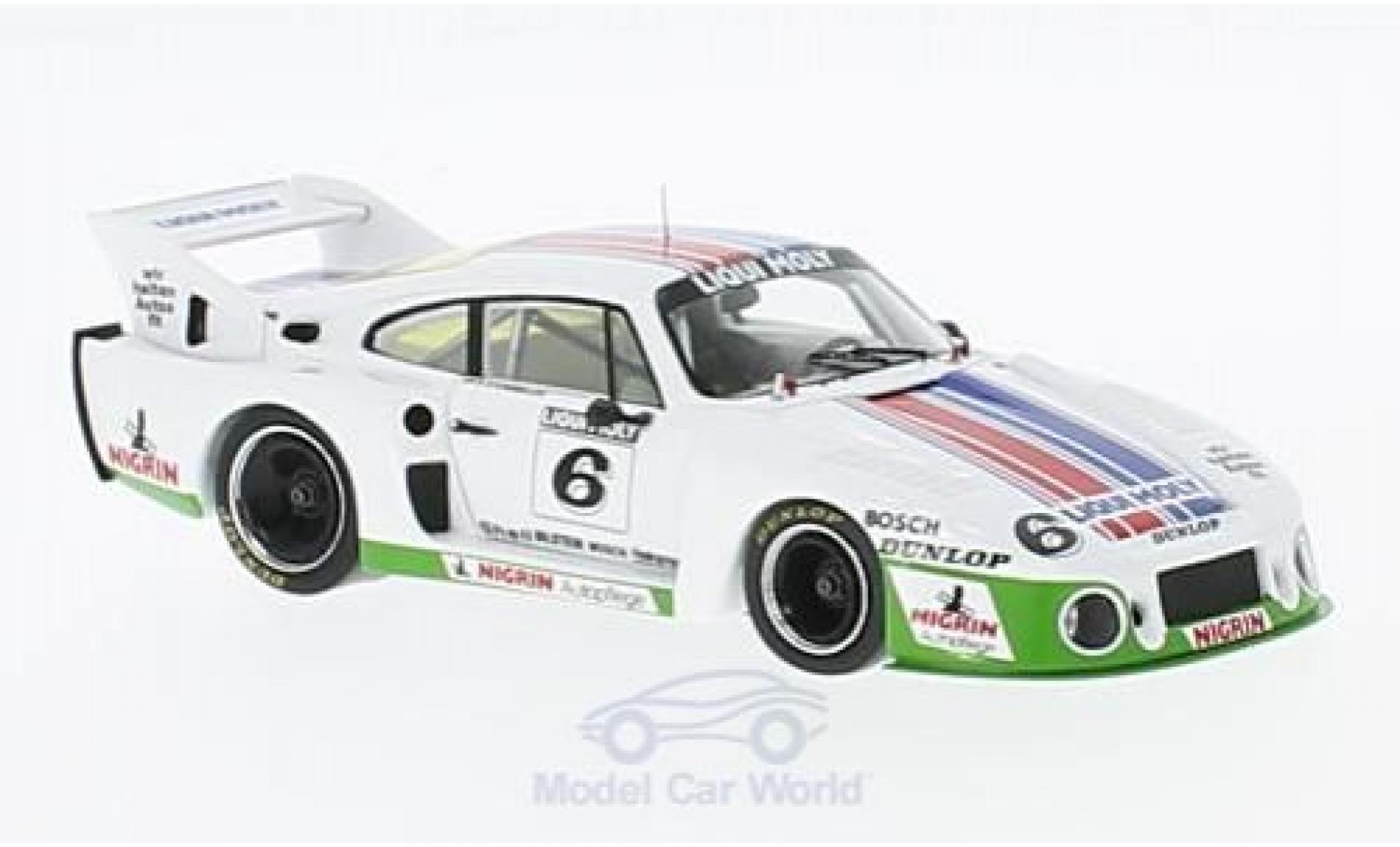 Porsche 935 1980 1/43 Spark J No.6 Liqui Moly DRM Bergischer Löwe Zolder 1980 R.Stommelen modellino in miniatura