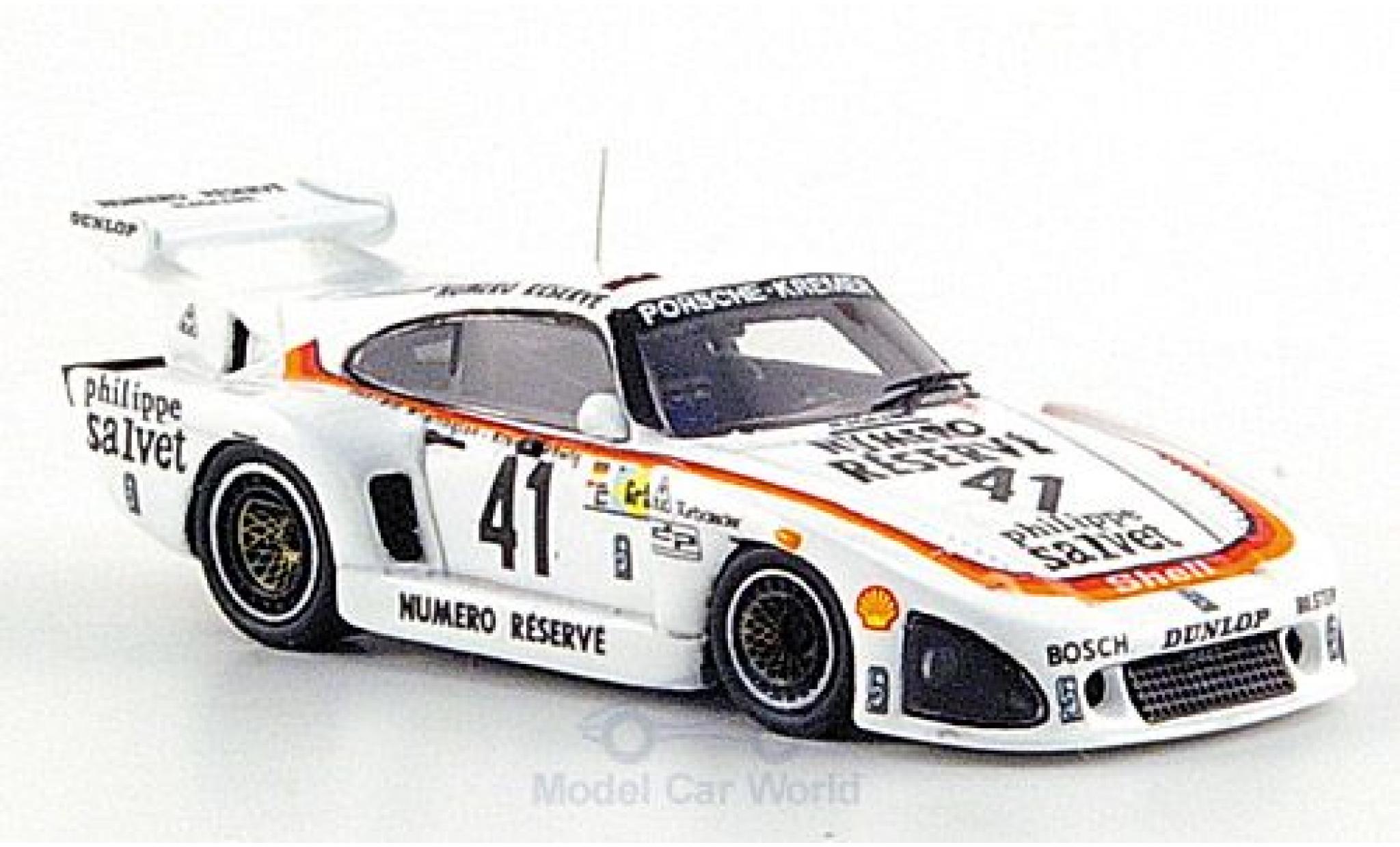Porsche 935 1979 1/87 Spark K3 No.41 24h Le Mans 1979 B.Whittington/K.Ludwig/D.Whittington modellino in miniatura