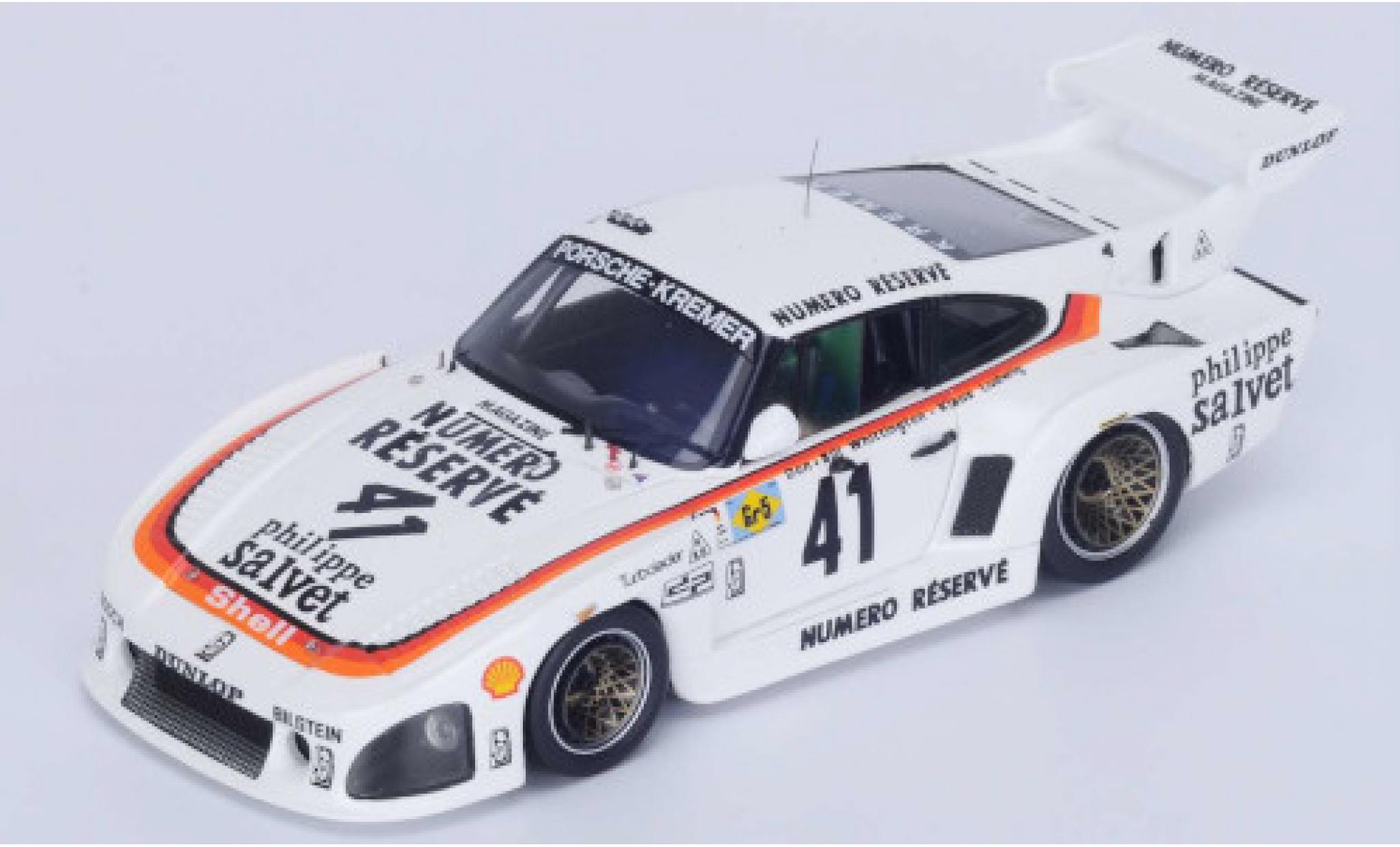 Porsche 935 1978 1/43 Spark K3 No.41 Kremer Numero Reserve 24h Le Mans 1978 K.Ludwig/B.Whittington/D.Whittington modellino in miniatura