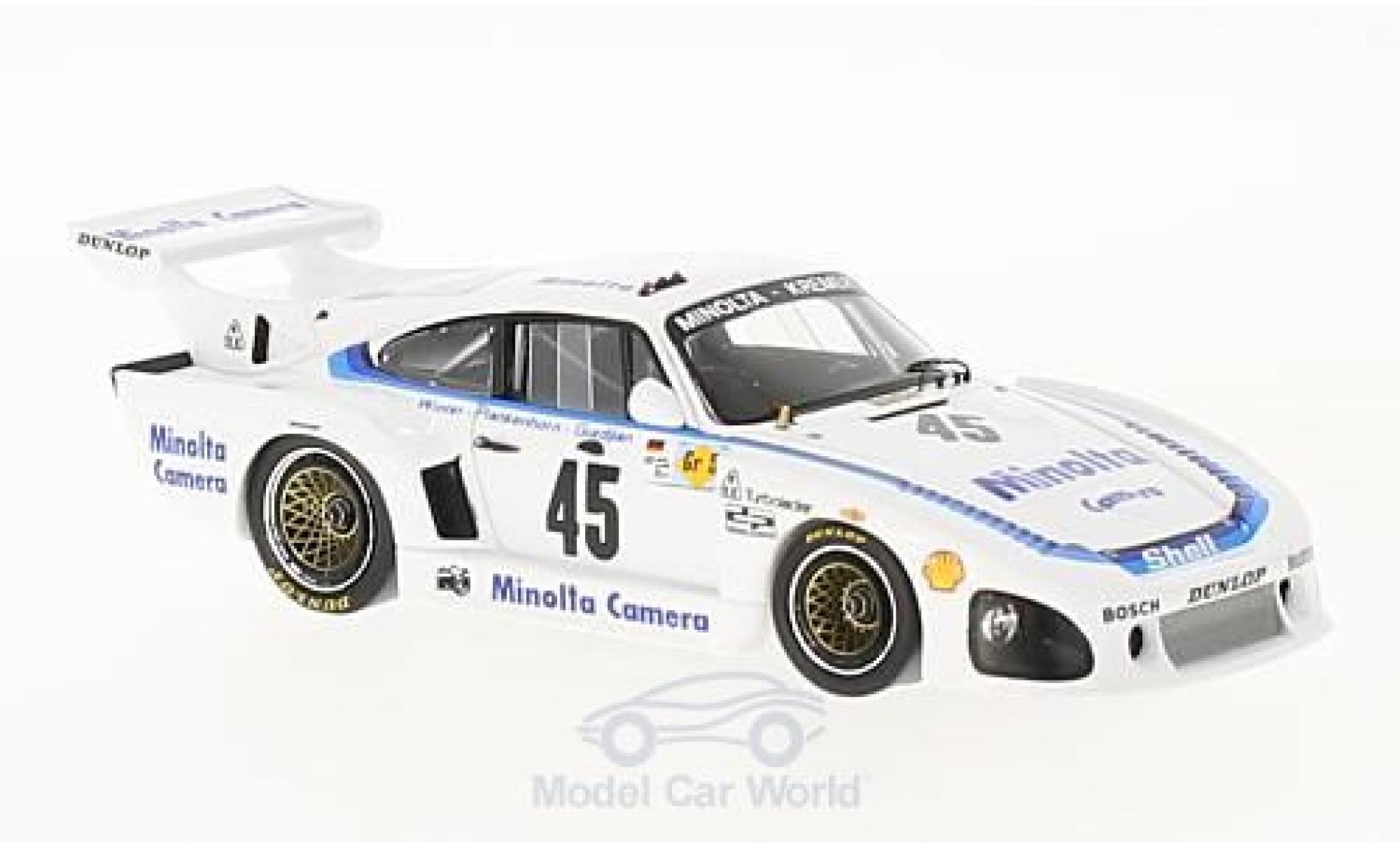 Porsche 935 1979 1/43 Spark K3 No.45 24h Le Mans 1979 A.Plankenhorn/P.Gurdjian/J.Winter modellino in miniatura
