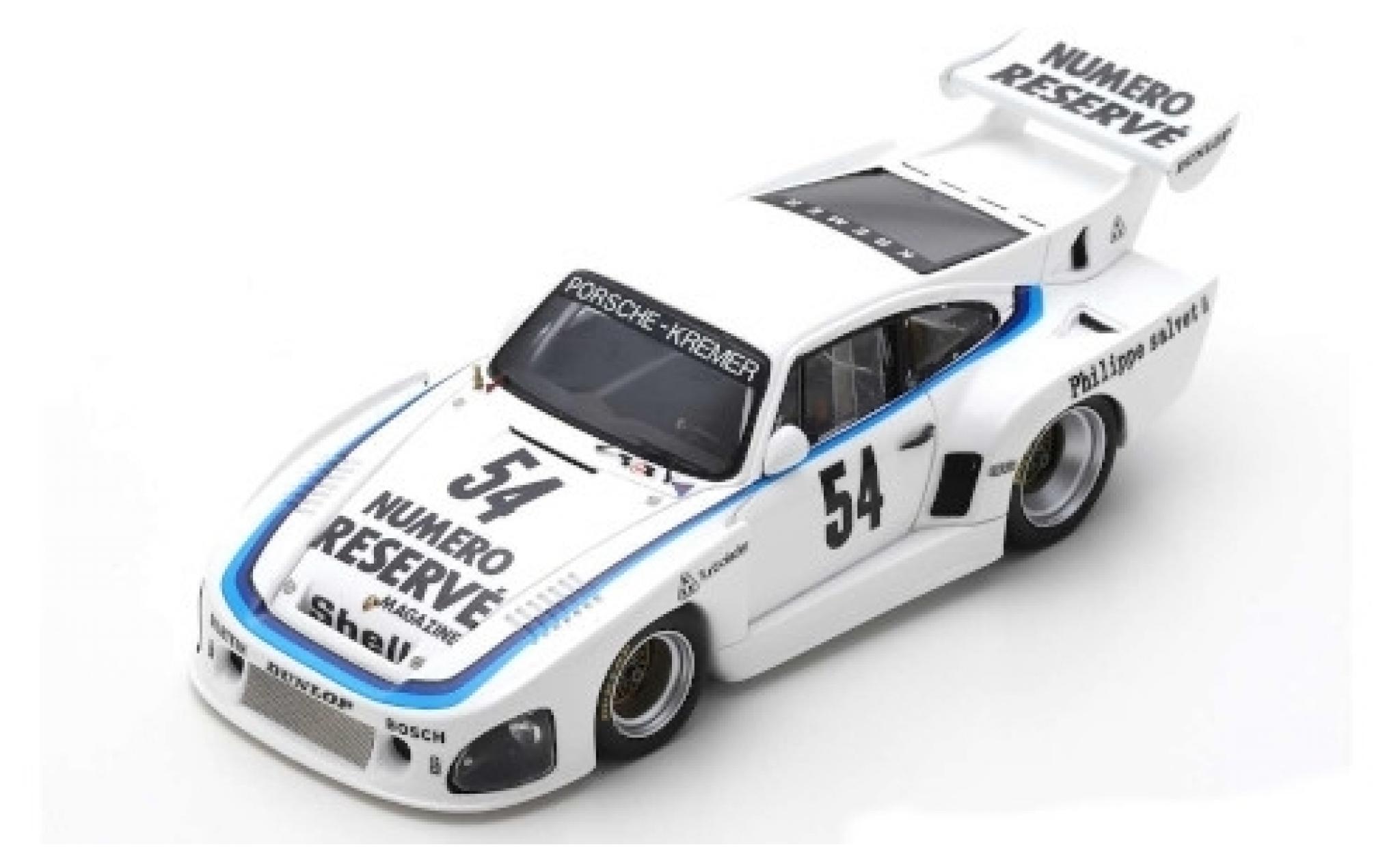 Porsche 935 1979 1/43 Spark K3 No.54 Kremer DRM Zolder 1979 K.Ludwig modellino in miniatura
