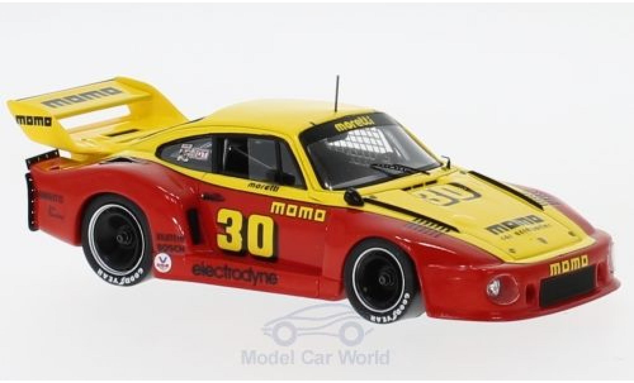 Porsche 935 1978 1/43 Spark No.30 Momo 1000 Miles Portland 1978 G.Moretti modellino in miniatura
