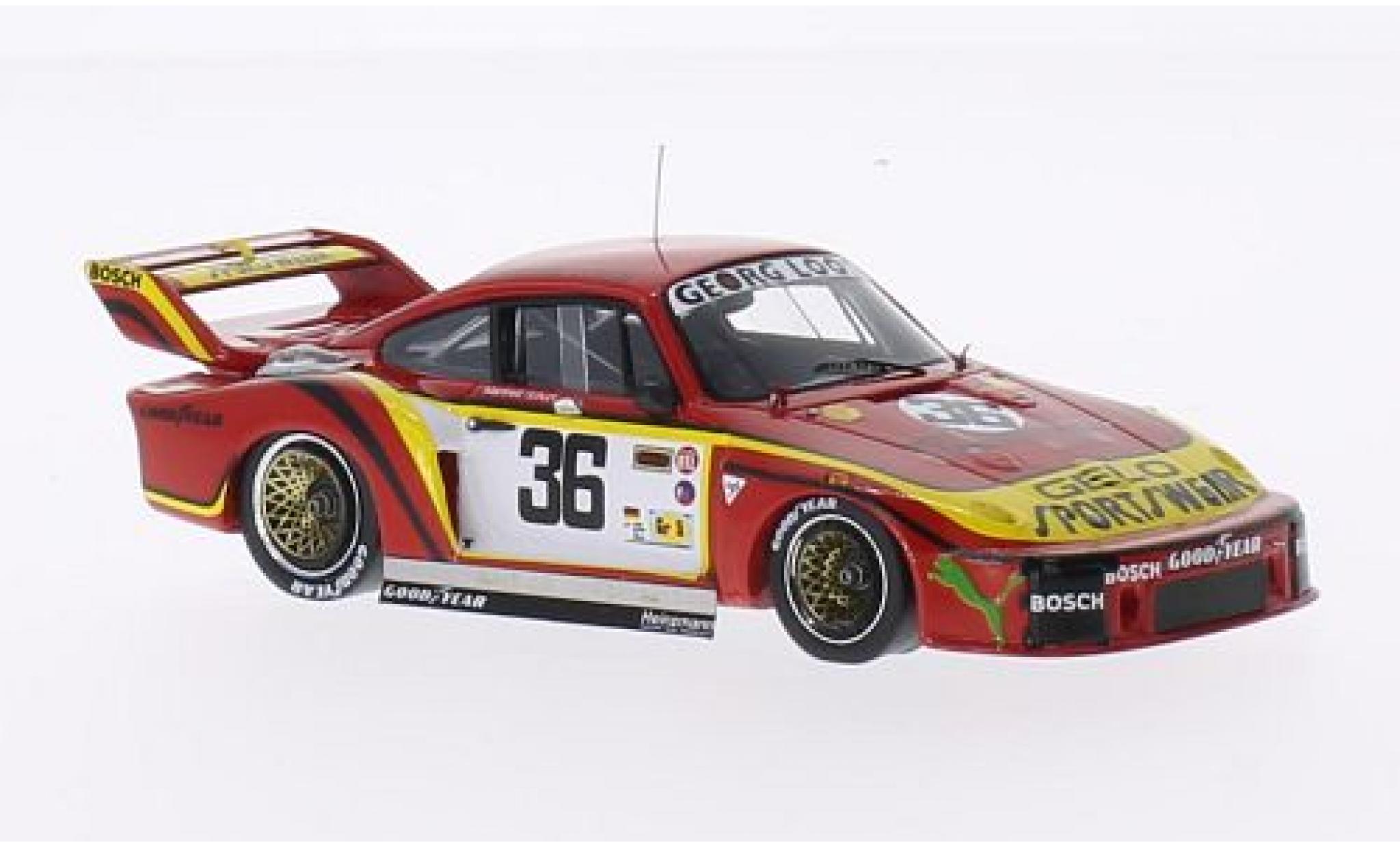 Porsche 935 1/43 Spark No.36 Georg Loos Gelo Sportswear 24h Le Mans 1979 M.Schurti/H.Heyer modellino in miniatura