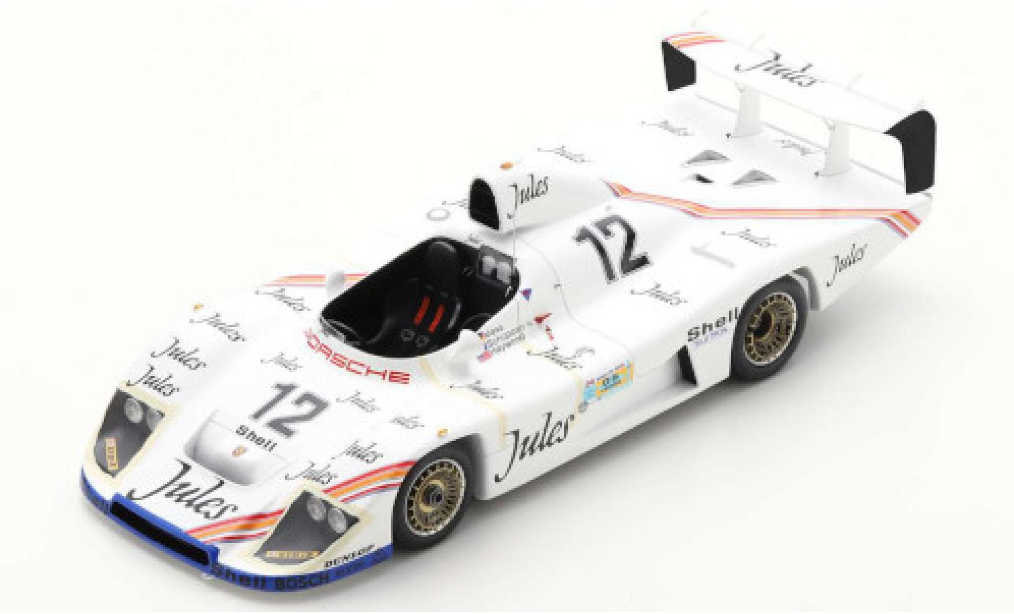 Porsche 936 1981 1/18 Spark /81 No.12 Jules 24h Le Mans 1981 J.Mass/V.Schuppan/H.Haywood modellino in miniatura