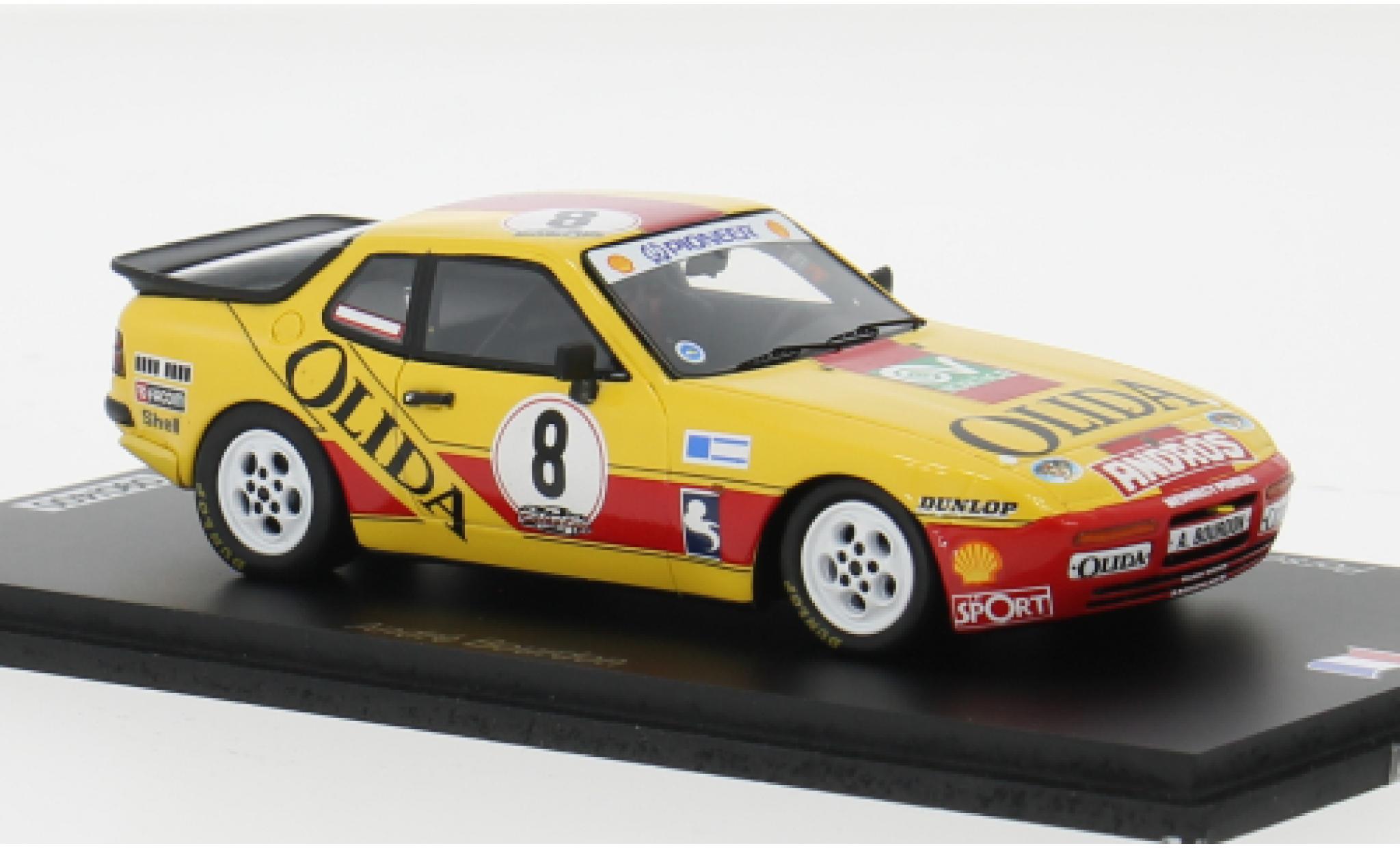 Porsche 944 1/43 Spark Turbo Cup No.8 Turbo Cup 1988 1:43 modellino in miniatura