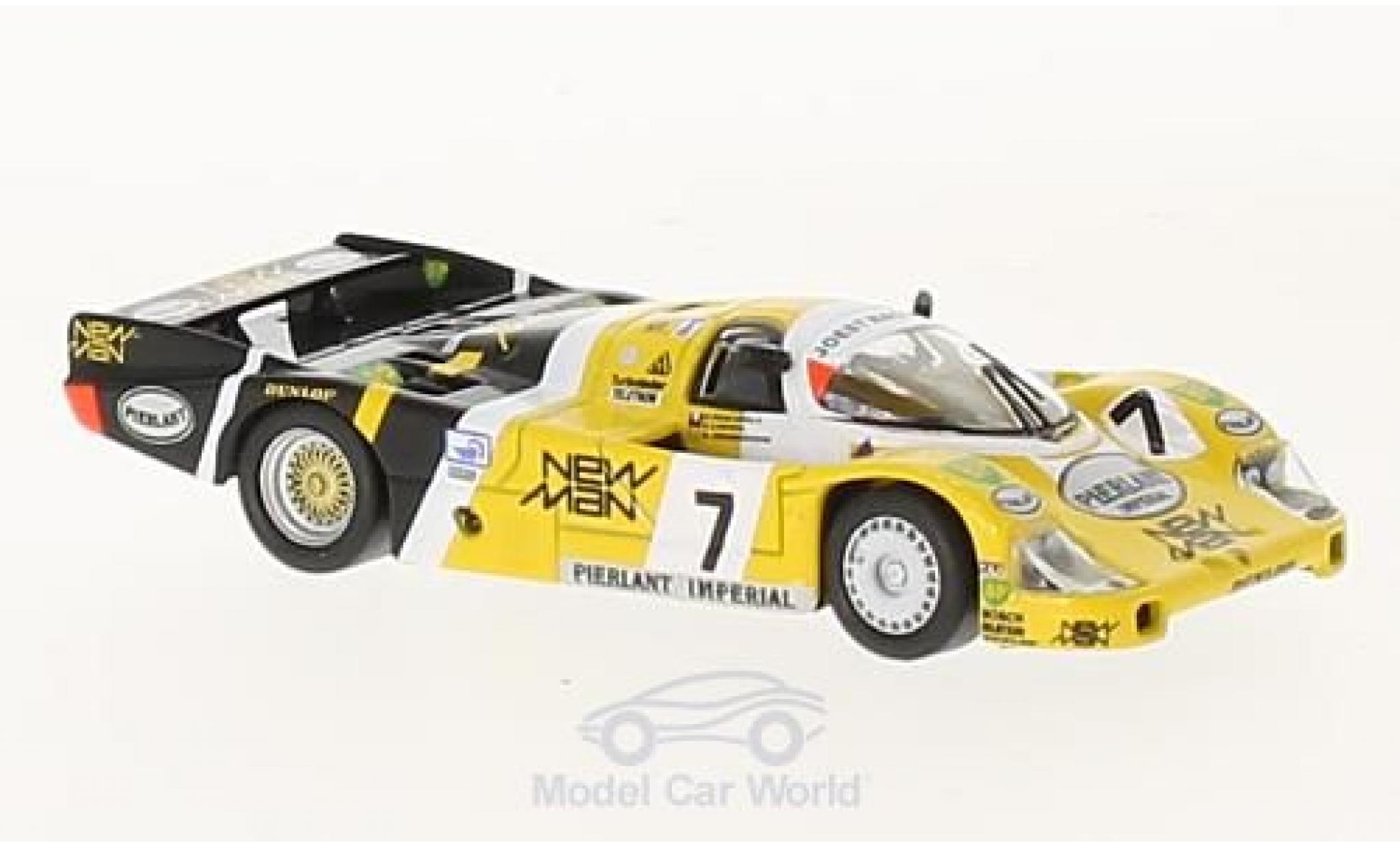 Porsche 956 1984 1/64 Spark No.7 Joest Racing New Man 24h Le Mans 1984 H.Pescarolo/K.Ludwig modellino in miniatura