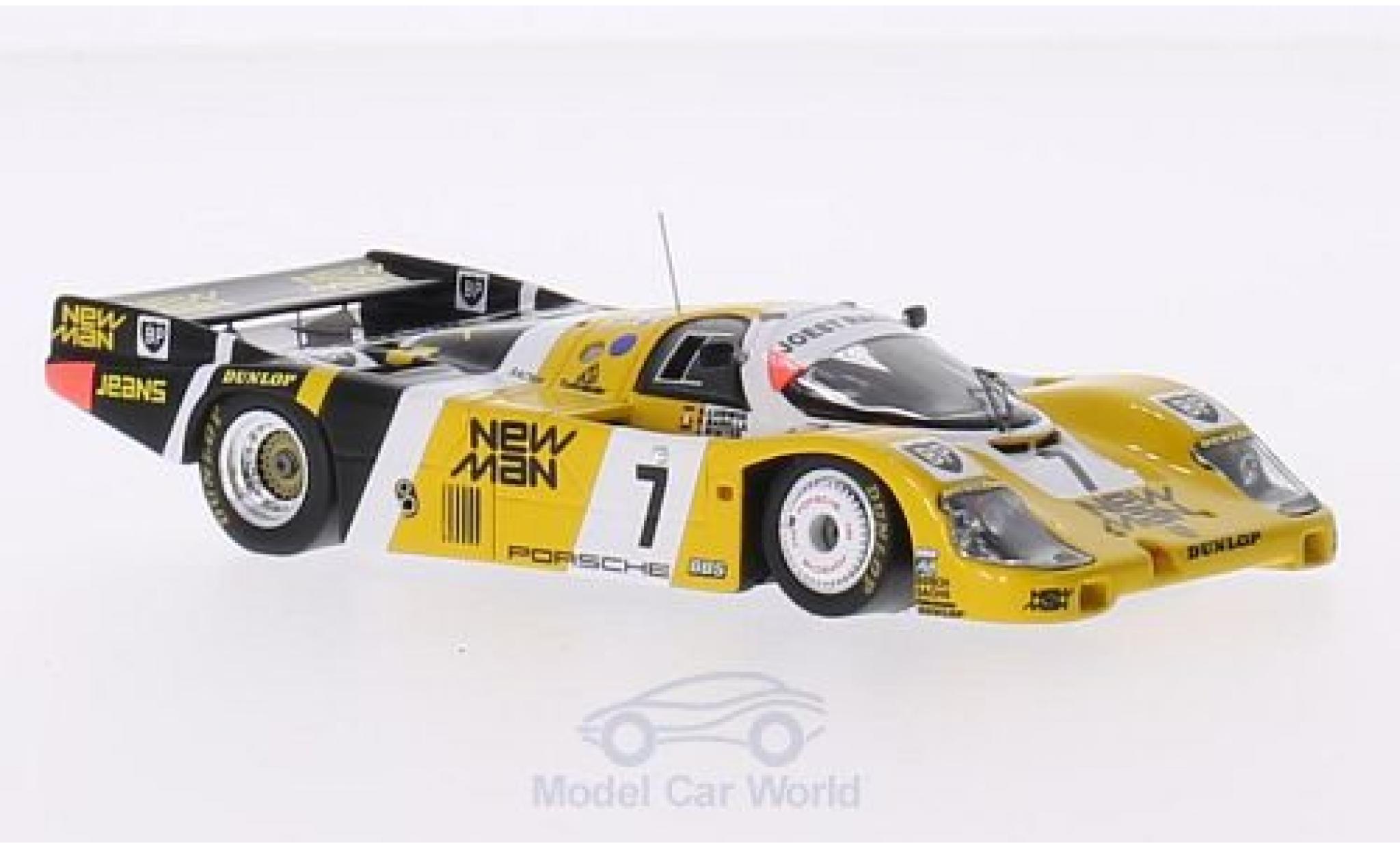 Porsche 956 1985 1/43 Spark RHD No.7 Joest Racing New Man 24h Le Mans 1985 J.Winter/P.Barrilla/K.Ludwig modellino in miniatura