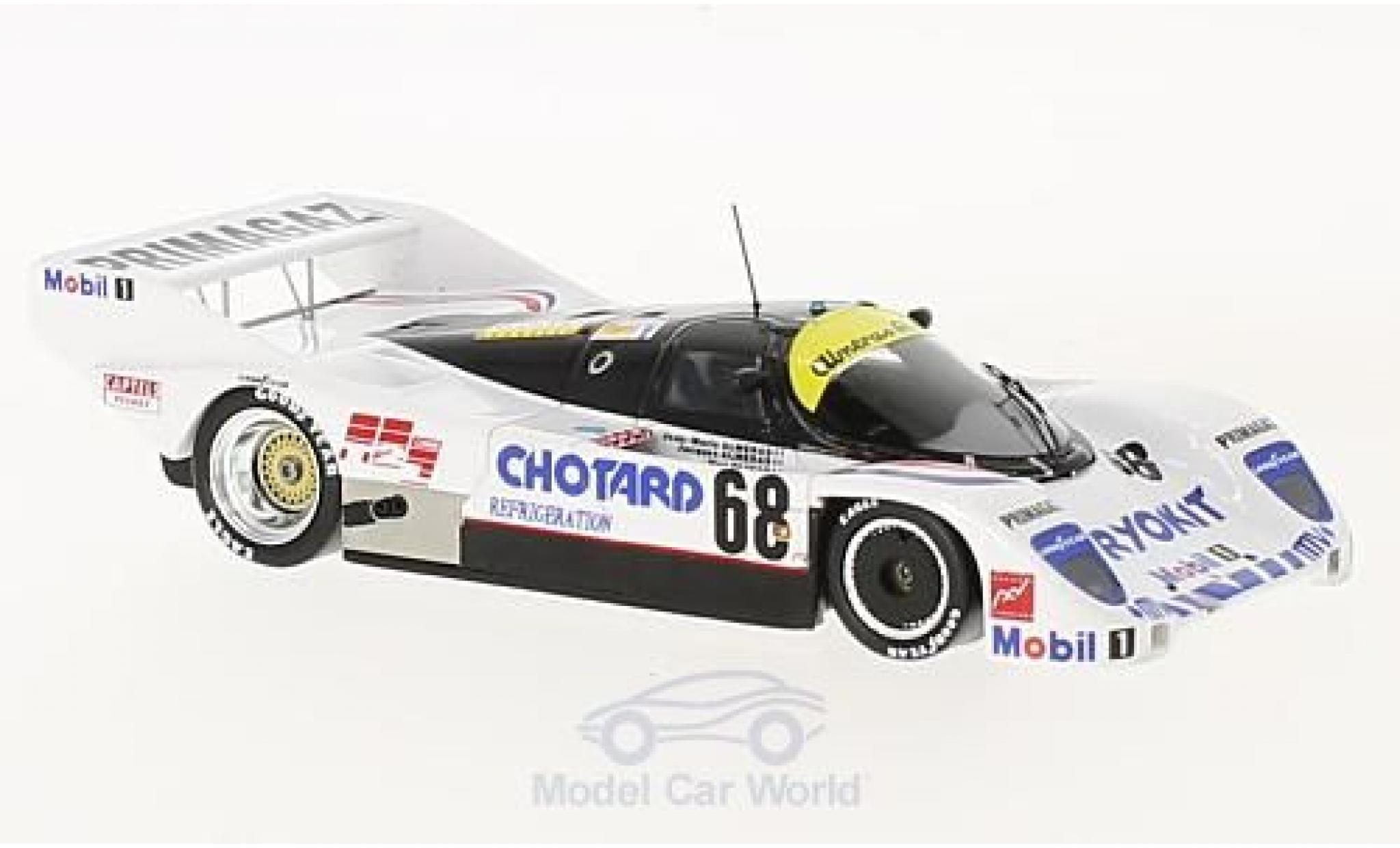 Porsche 962 1992 1/43 Spark C No.68 24h Le Mans 1992 J.Almeras/J.M.Almeras/M.Cohen-Olivar modellino in miniatura