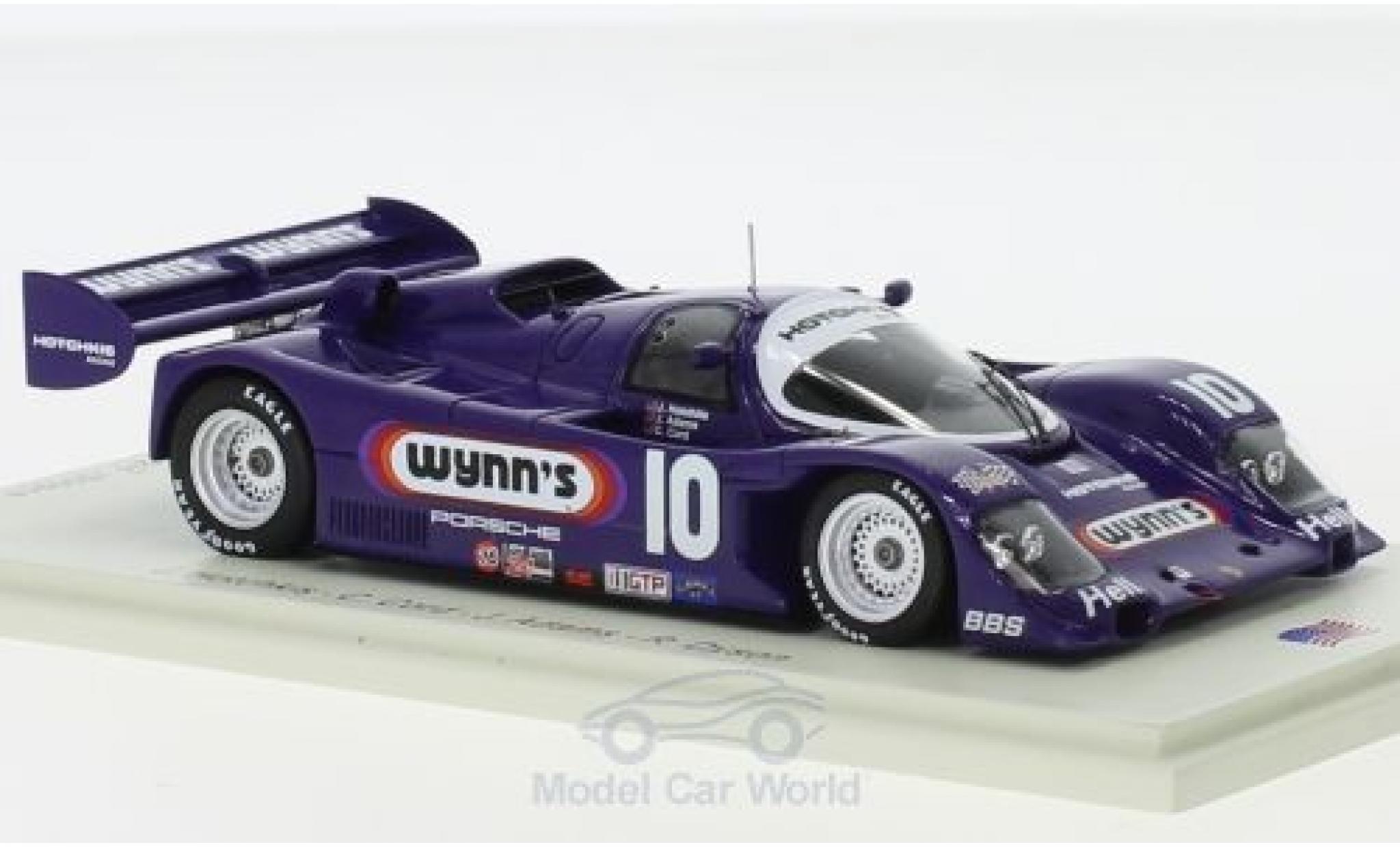 Porsche 962 1991 1/43 Spark RHD No.10 Hotchkis Racing Wynns 24h Daytona 1991 J.Hotchkis/C.Cord/J.Adams/R.Dyson modellino in miniatura