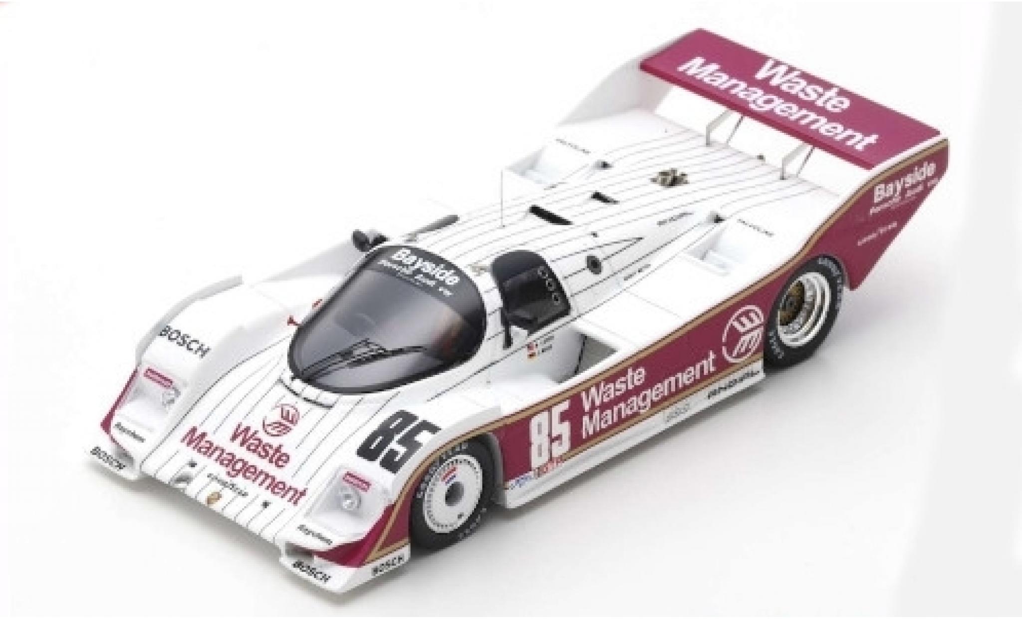 Porsche 962 1987 1/43 Spark RHD No.85 2h Del Mar 1987 J.Mass modellino in miniatura