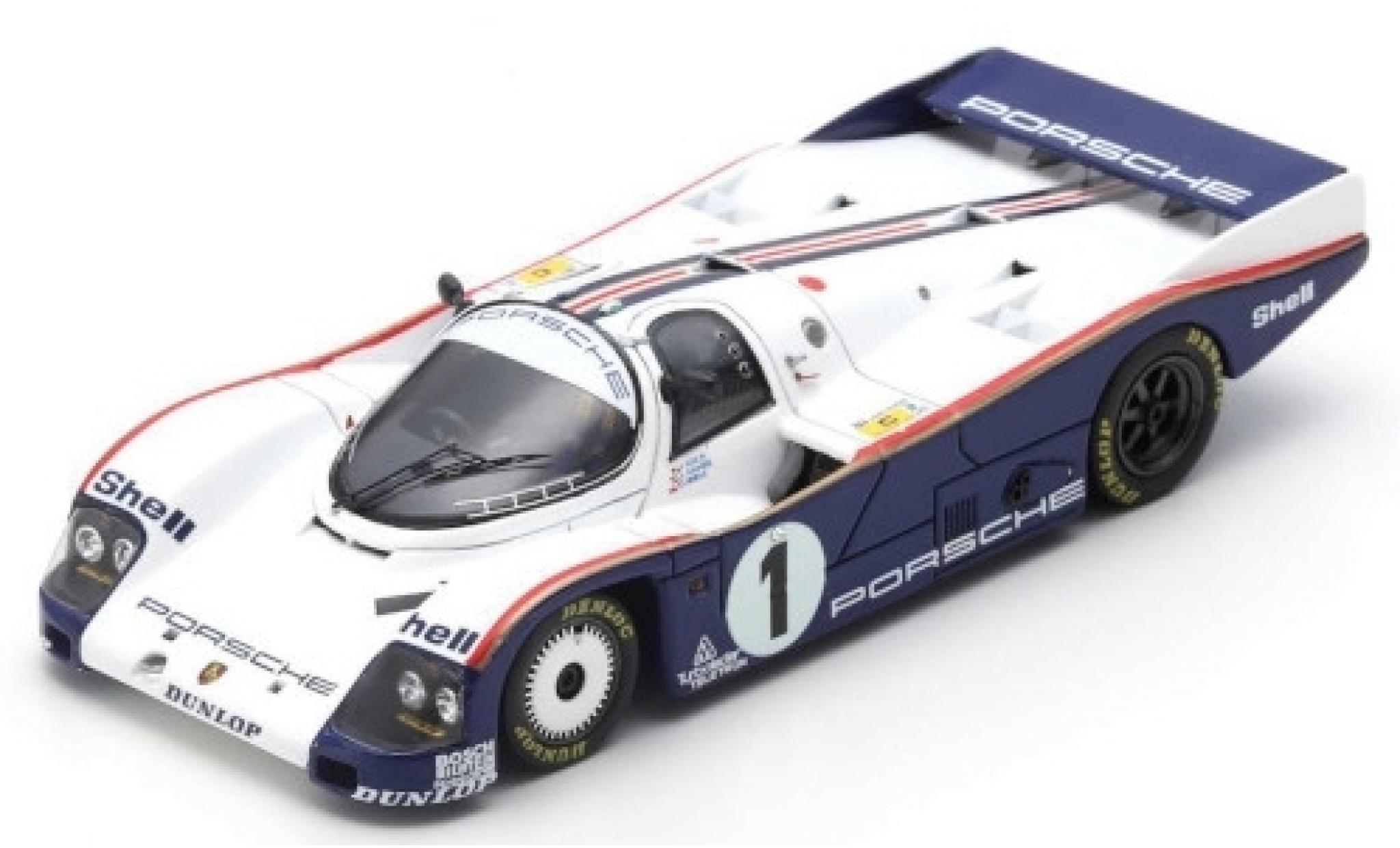 Porsche 962 1985 1/43 Spark C RHD No.1 Rothmans 24h Le Mans 1985 avec Decals J.Ickx/J.Mass/D.Bell modellino in miniatura