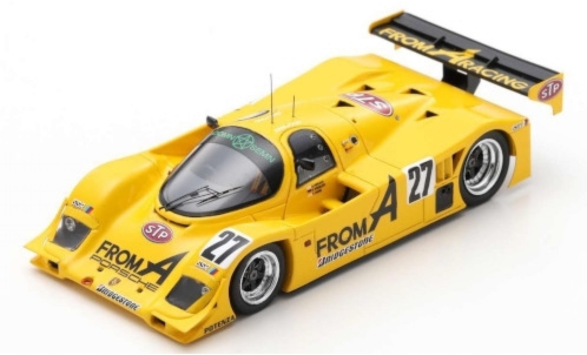 Porsche 962 1990 1/43 Spark C RHD No.27 Team From A STP 500km Sugo 1990 A.Nakaya/V.Weidler/Y.Hane modellino in miniatura