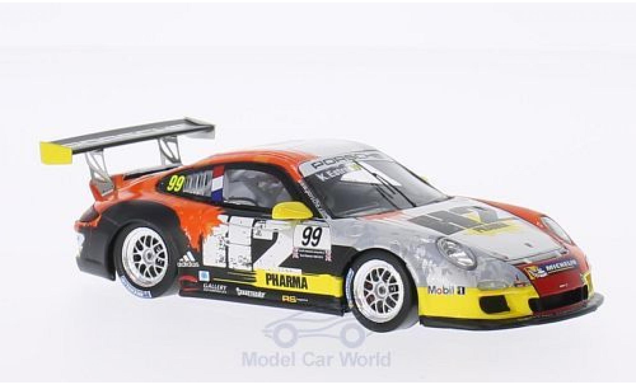 Porsche 997 GT3 CUP 1/43 Spark GT3 Cup No.99 H2 Pharma Carrera Cup Paul Ricard 2013 K.Estre modellino in miniatura