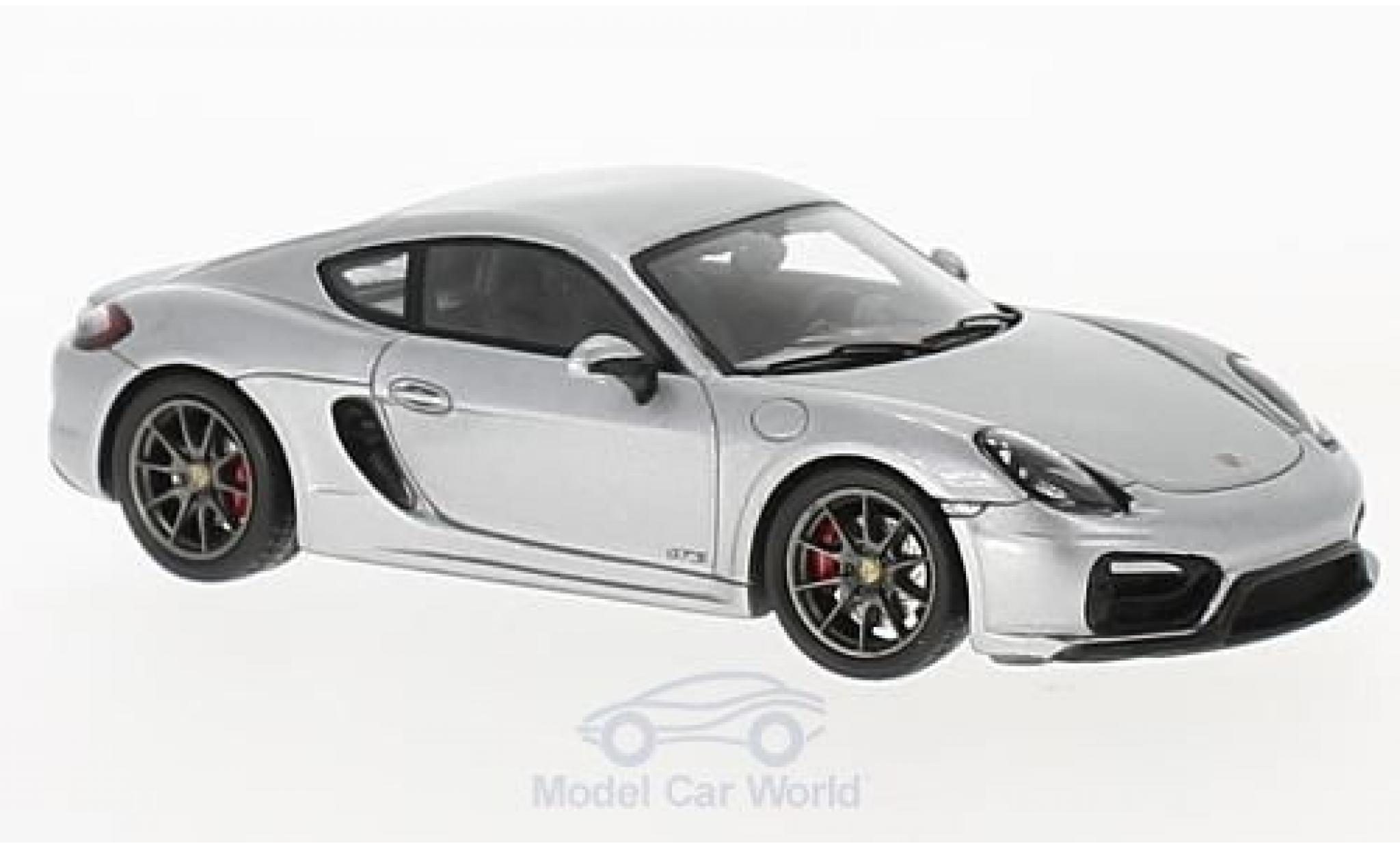 Porsche Cayman GTS 1/43 Spark n GTS grigio 2015 modellino in miniatura