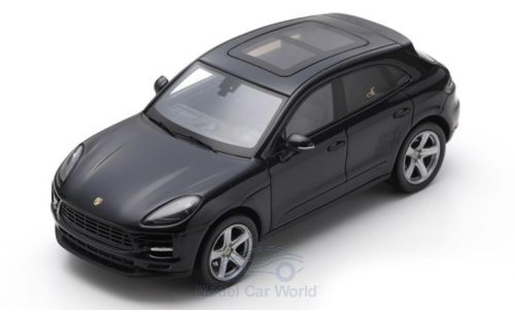 Porsche Macan 1/43 Spark nero 2019 modellino in miniatura